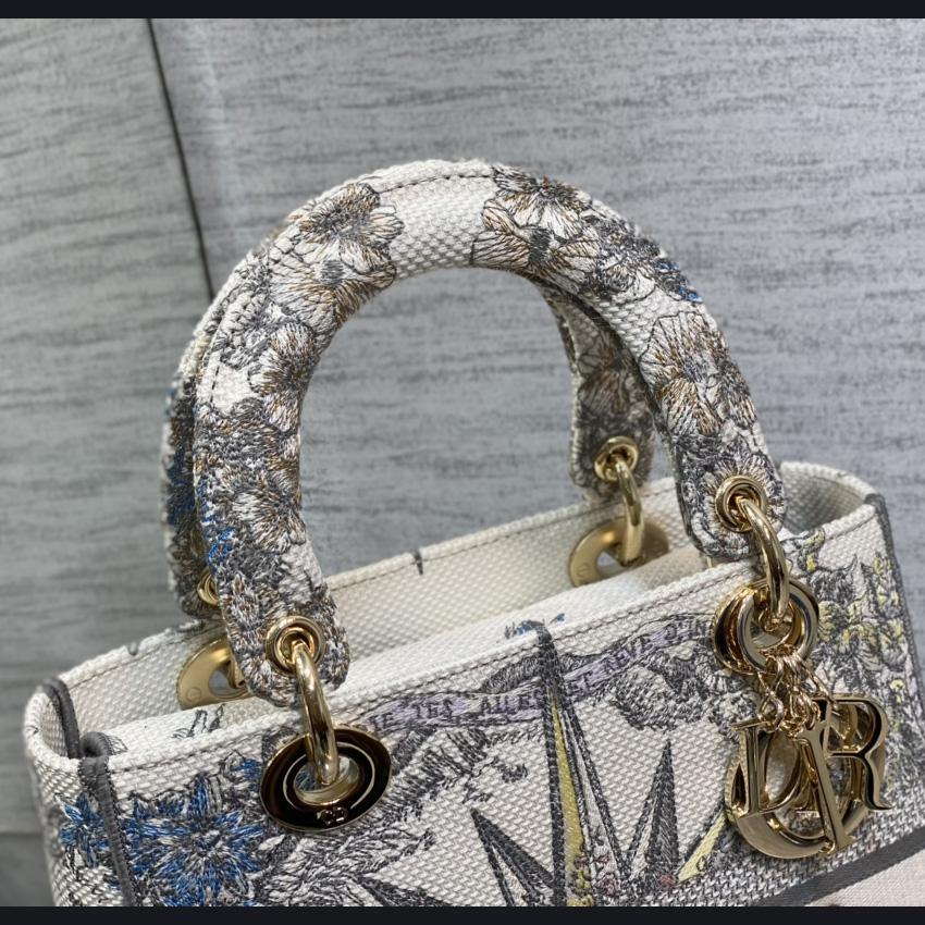 Dior Medium Lady D-lite Bag - DesignerGu