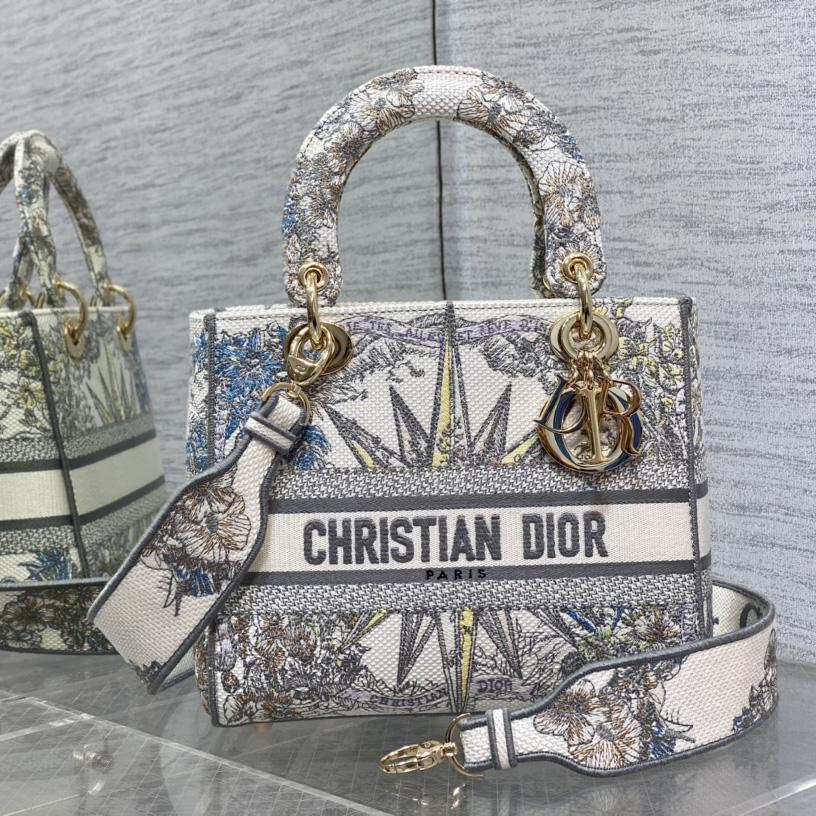 Dior Medium Lady D-lite Bag - DesignerGu