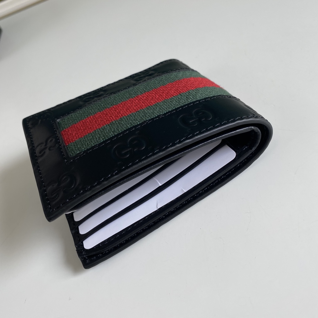 Gucci GG Supreme Web Wallet(11-9-1.5cm)    - DesignerGu