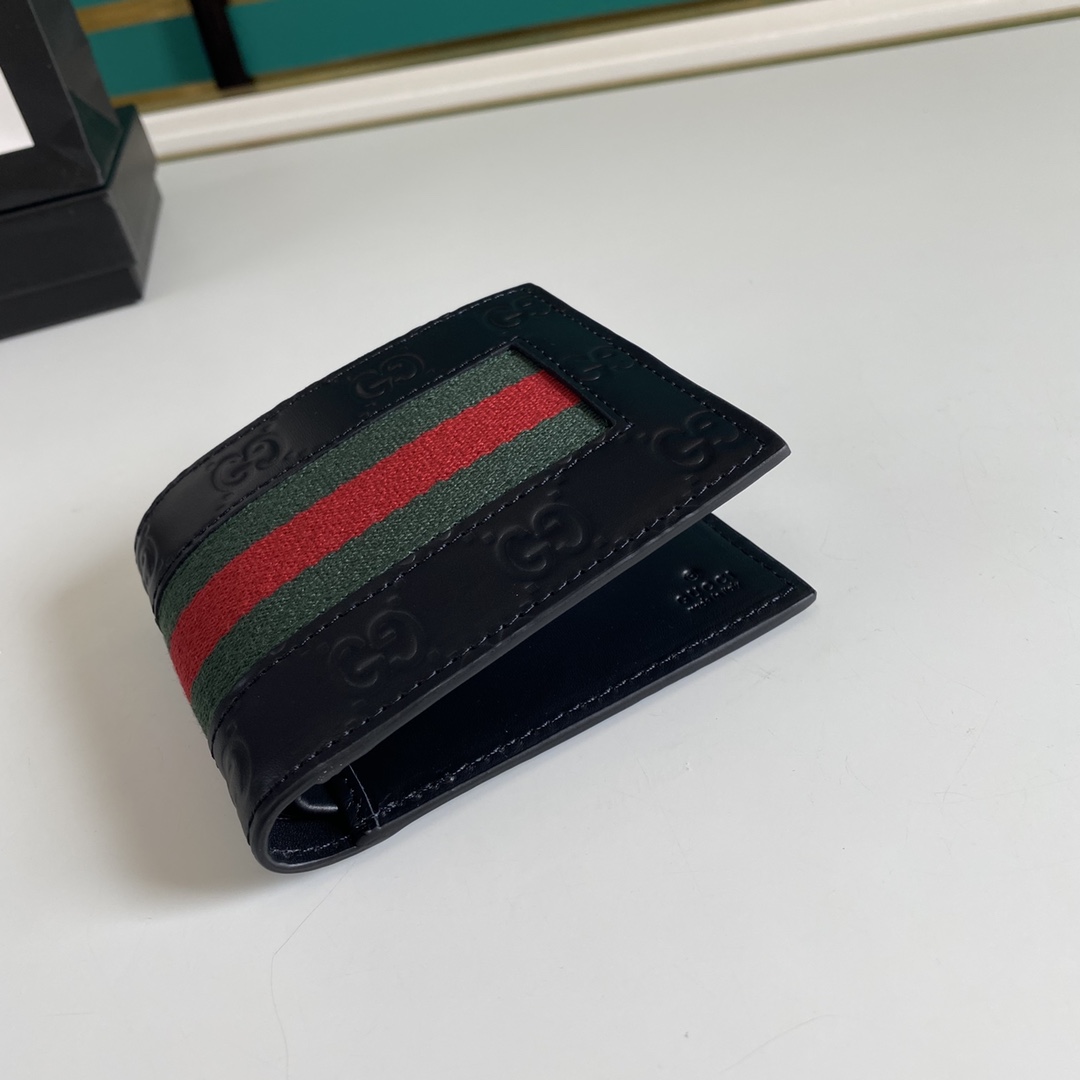 Gucci GG Supreme Web Wallet(11-9-1.5cm)    - DesignerGu