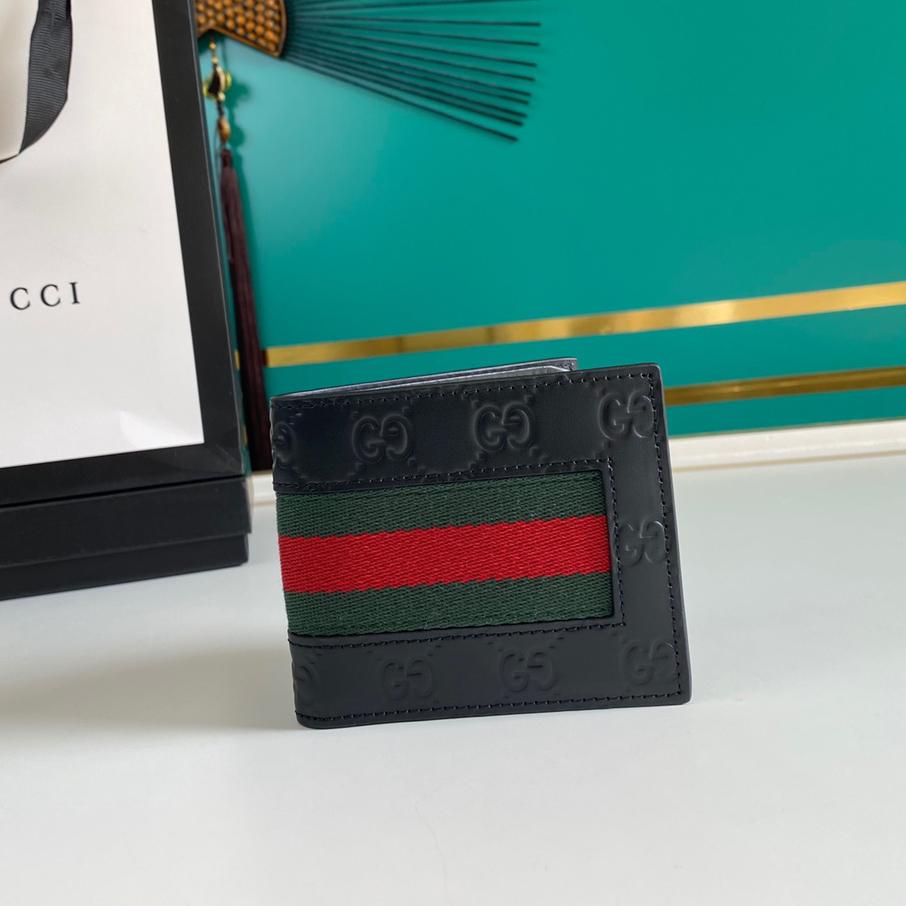 Gucci GG Supreme Web Wallet(11-9-1.5cm)    - DesignerGu