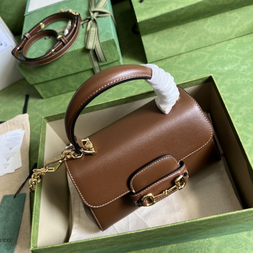 Gucci Horsebit 1955 Mini Bag(22x16x10.5cm) - DesignerGu