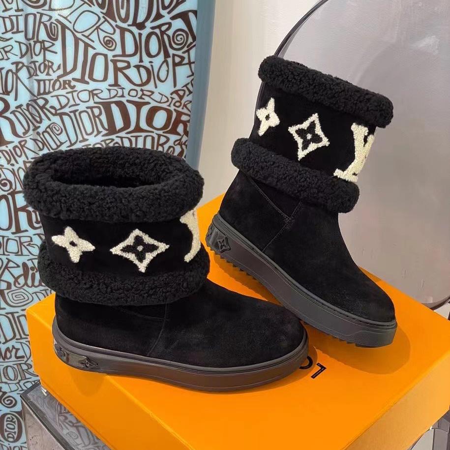 Louis Vuitton Snowdrop Flat Ankle Boot      1AACI2 - DesignerGu