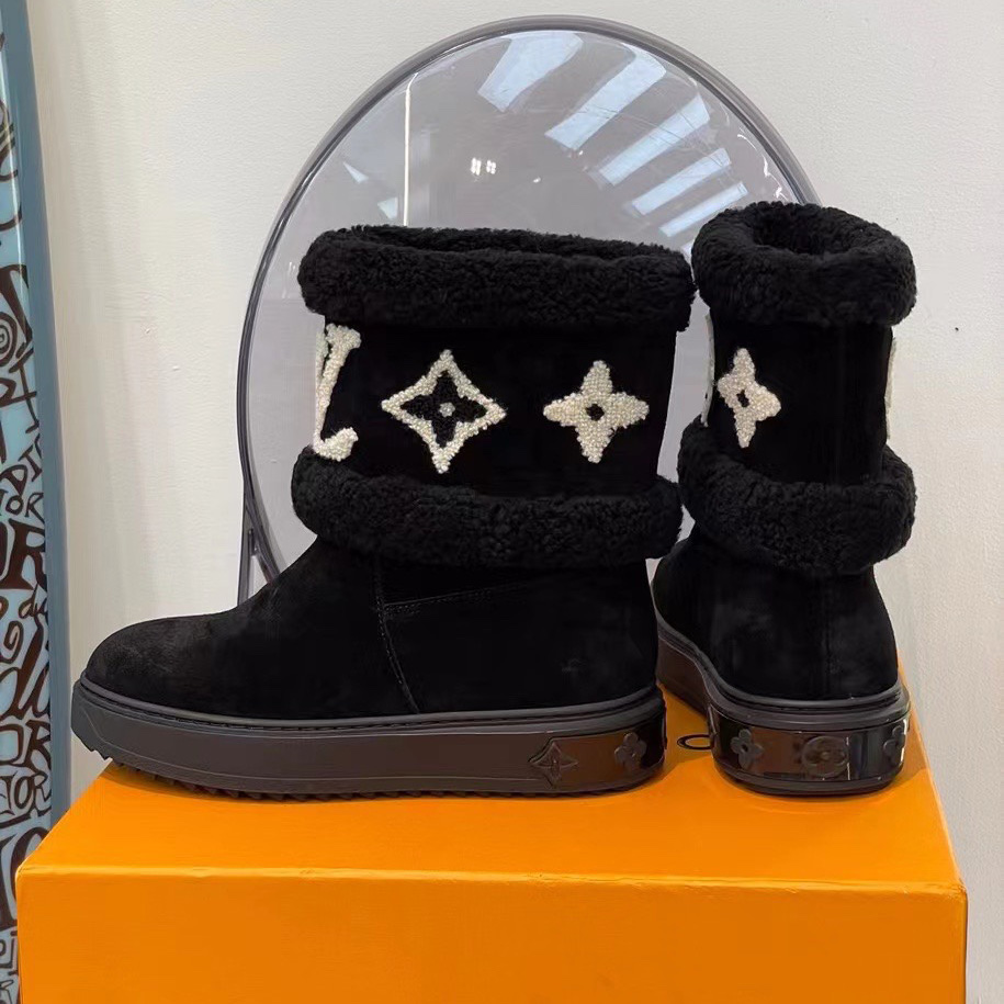 Louis Vuitton Snowdrop Flat Ankle Boot      1AACI2 - DesignerGu