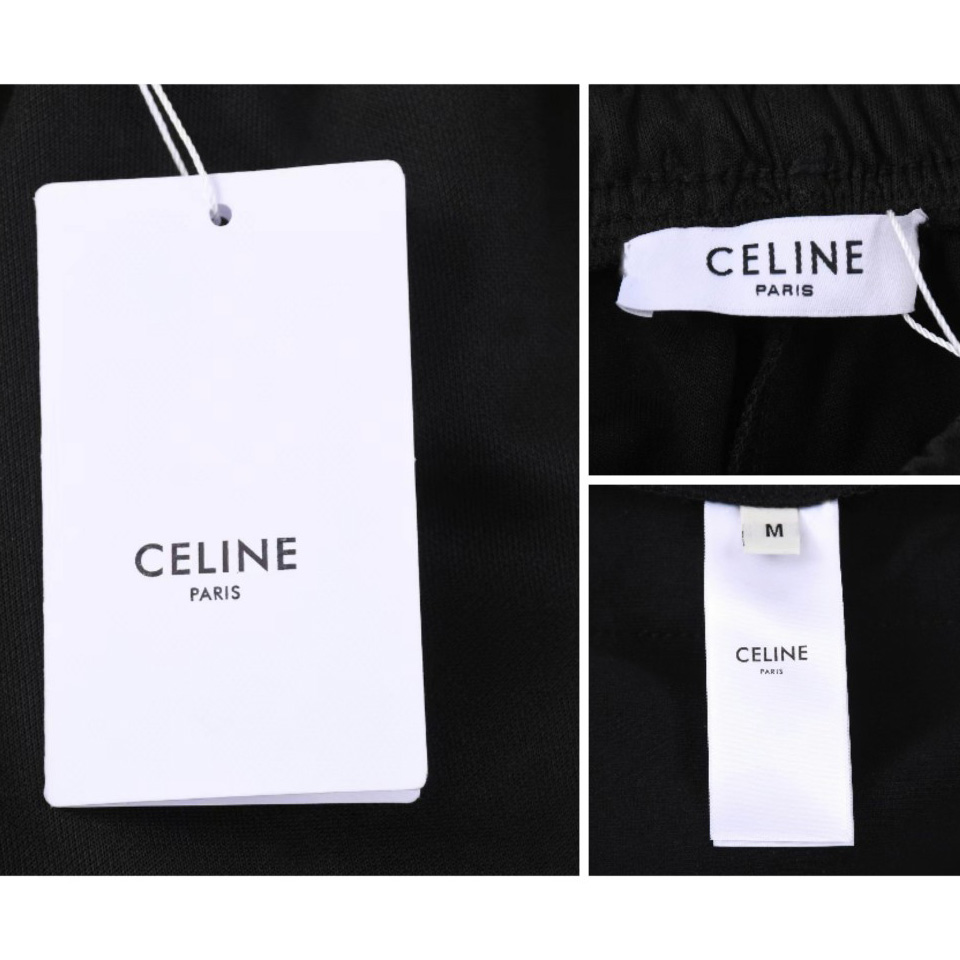 Celine Triomphe Track Pants In Double Face Jersey - DesignerGu