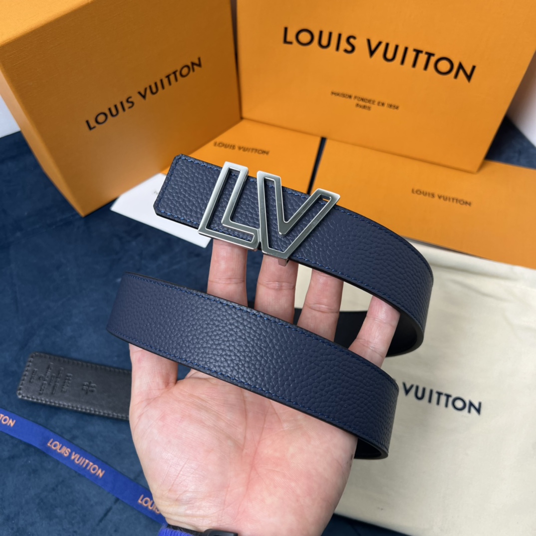 Louis Vuitton Reversible Belt  35mm - DesignerGu