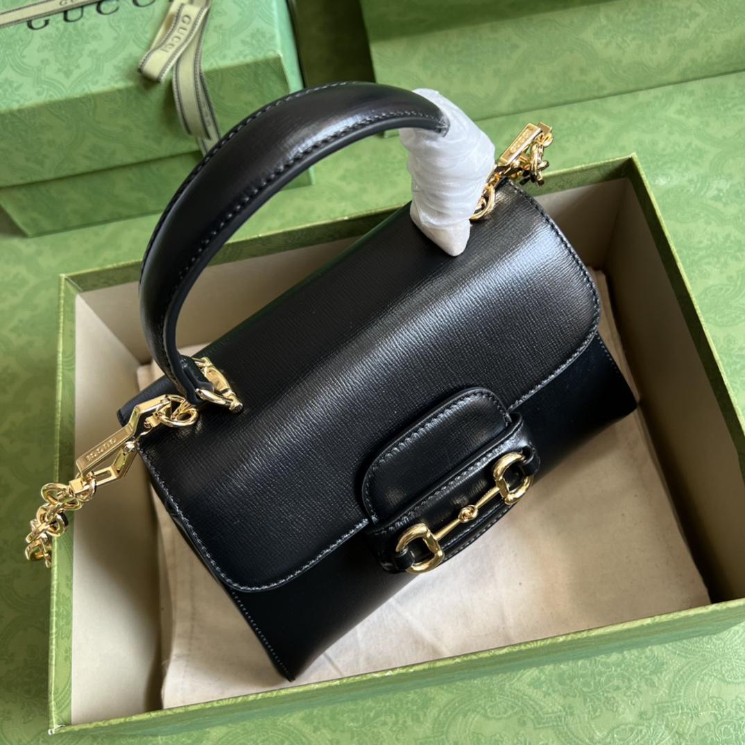 Gucci Horsebit 1955 Mini Bag(22x16x10.5cm) - DesignerGu