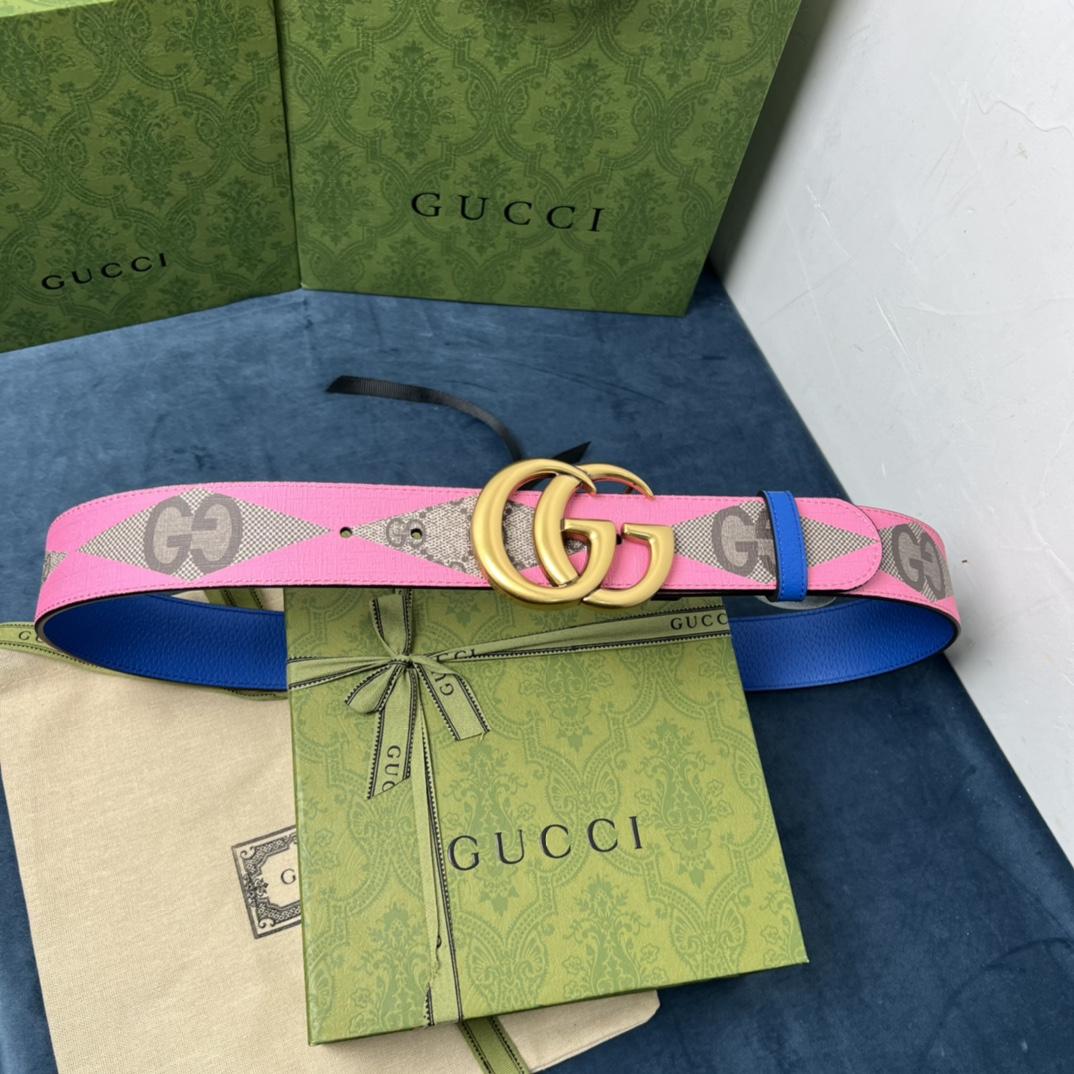 Gucci GG Marmont Wide Belt - DesignerGu