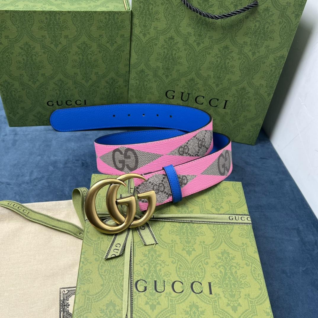 Gucci GG Marmont Wide Belt - DesignerGu