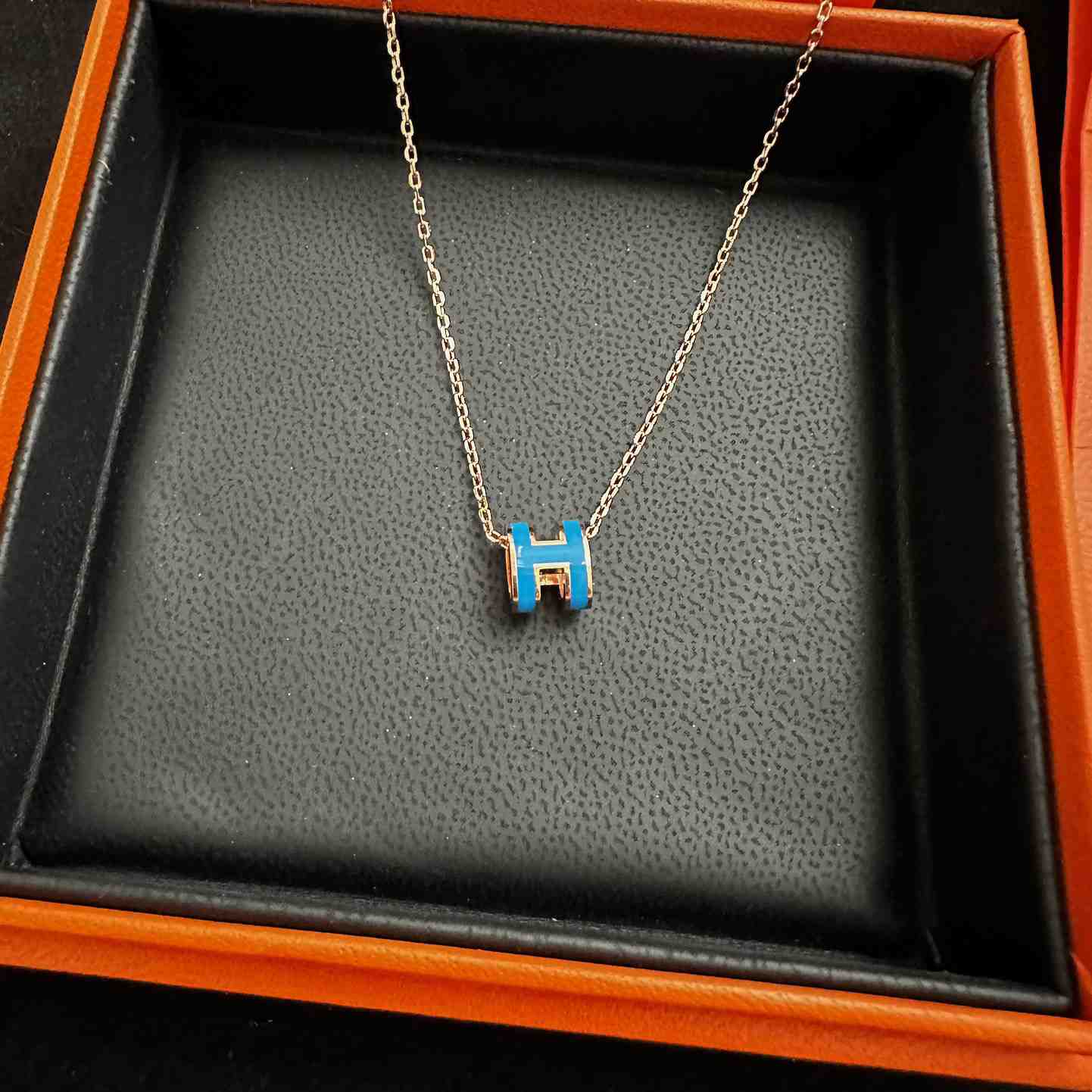 Hermes Mini Pop H Necklace - DesignerGu