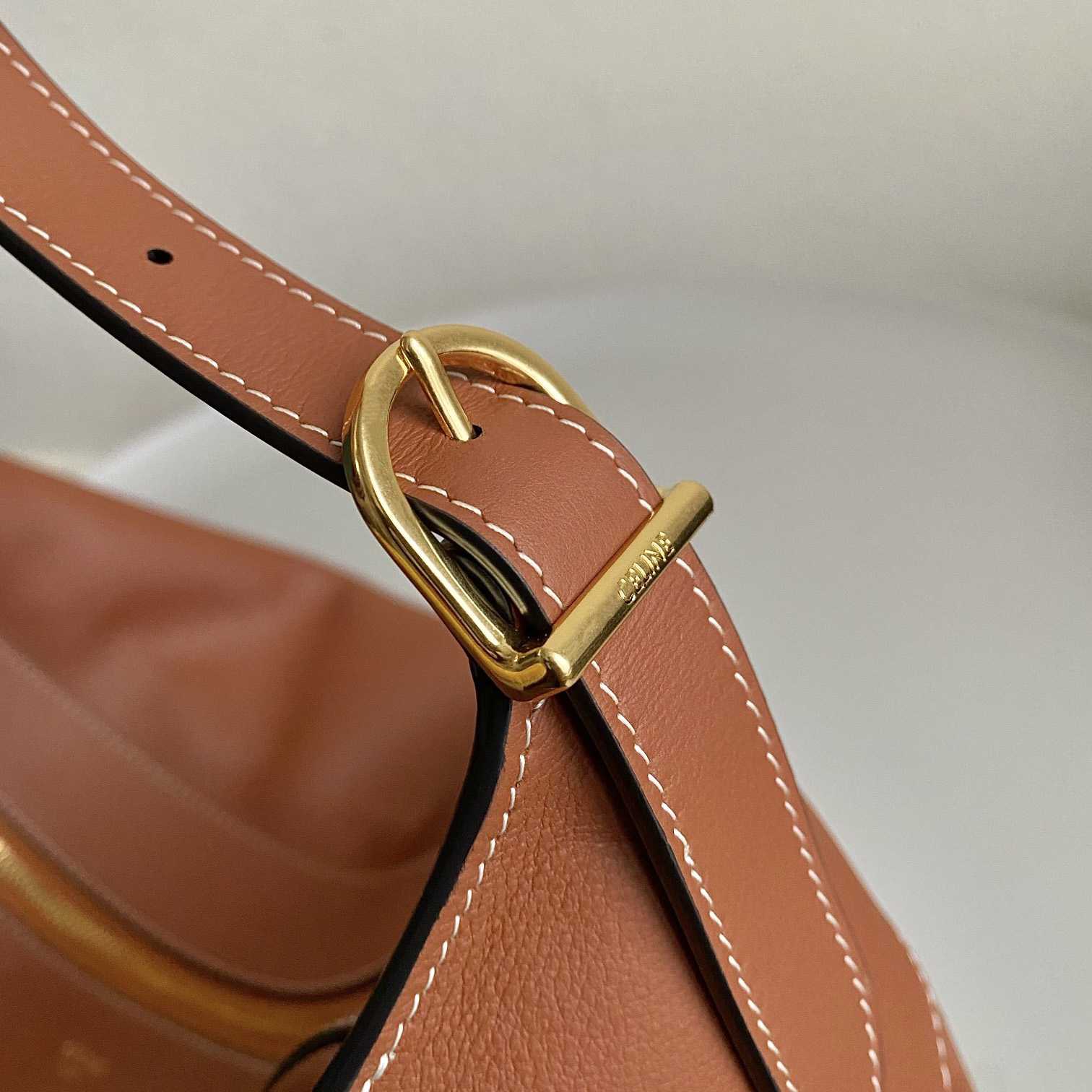 Celine Large Romy In Supple Calfskin Tan - DesignerGu