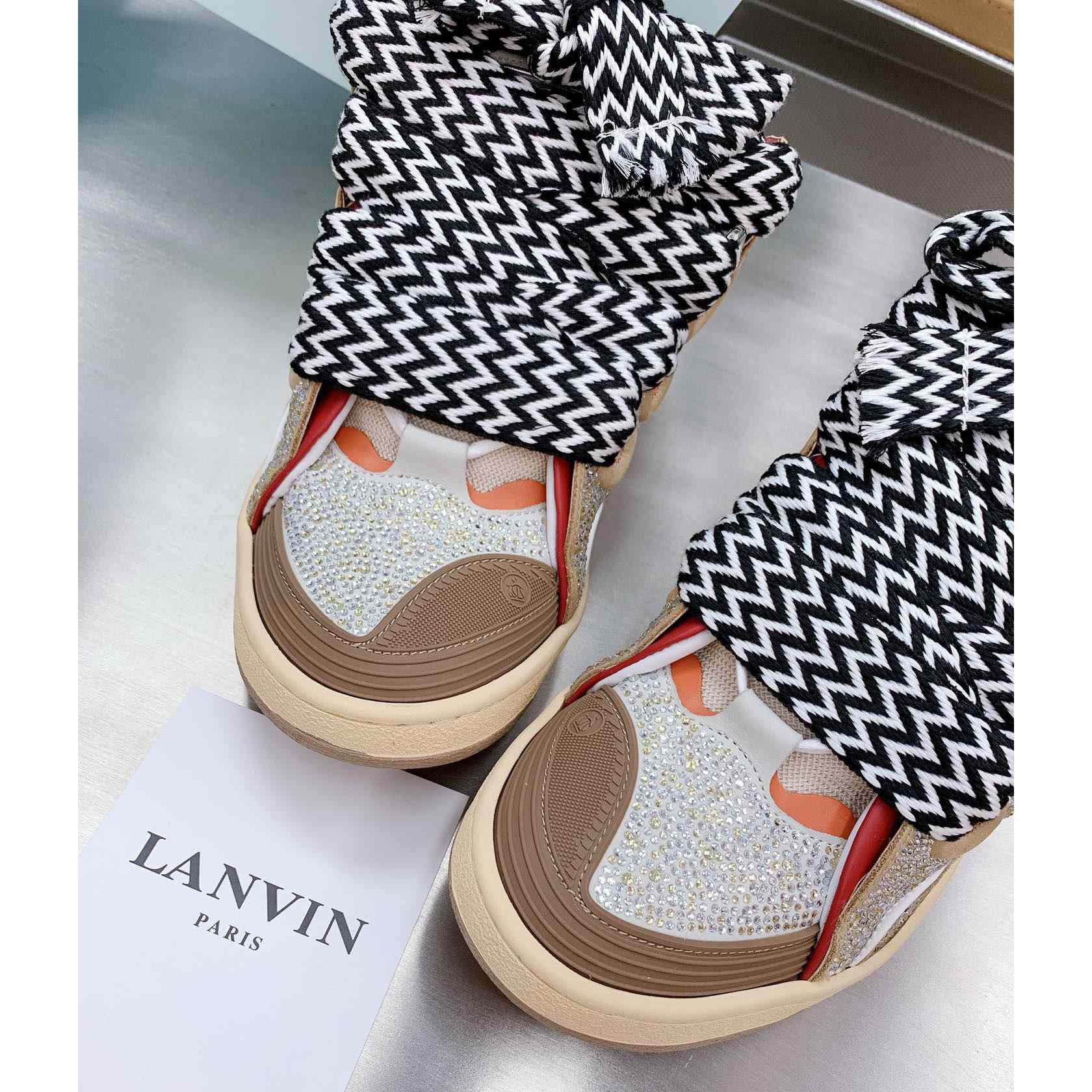 Lanvin Curb Low-Top Sneakers - DesignerGu