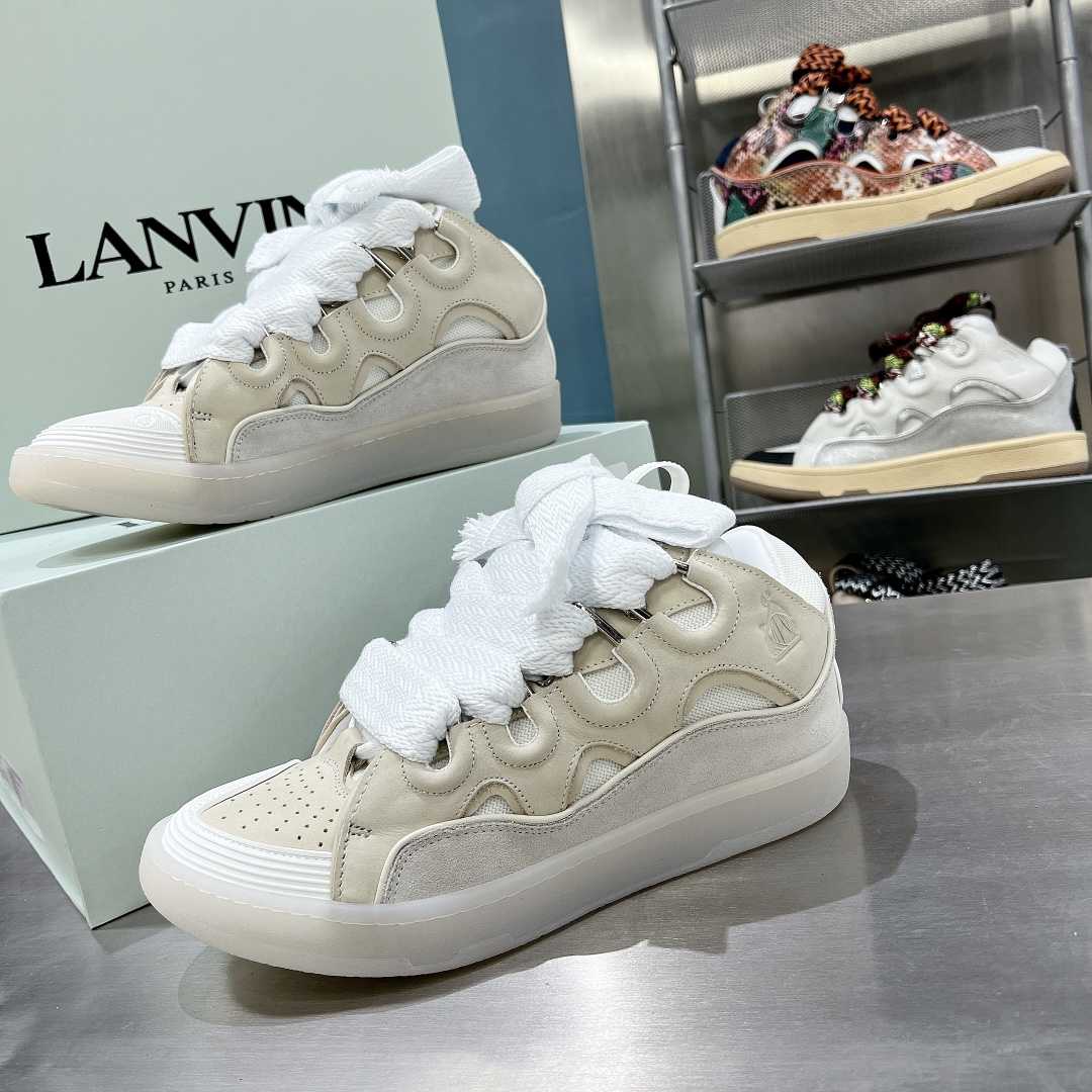 Lanvin Curb Sneakers - DesignerGu