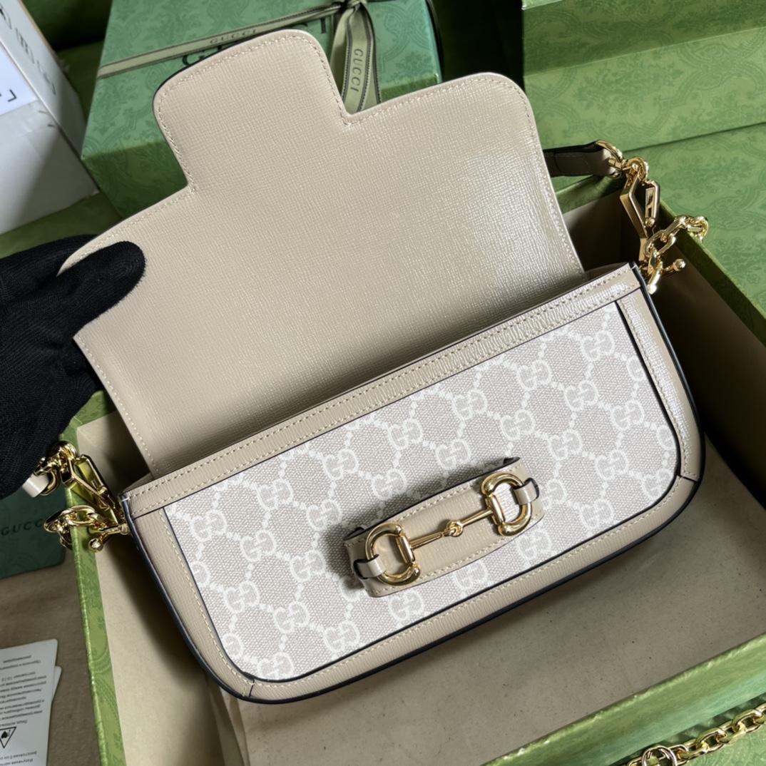 Gucci Horsebit 1955 Shoulder Bag(24-13-5cm)   - DesignerGu