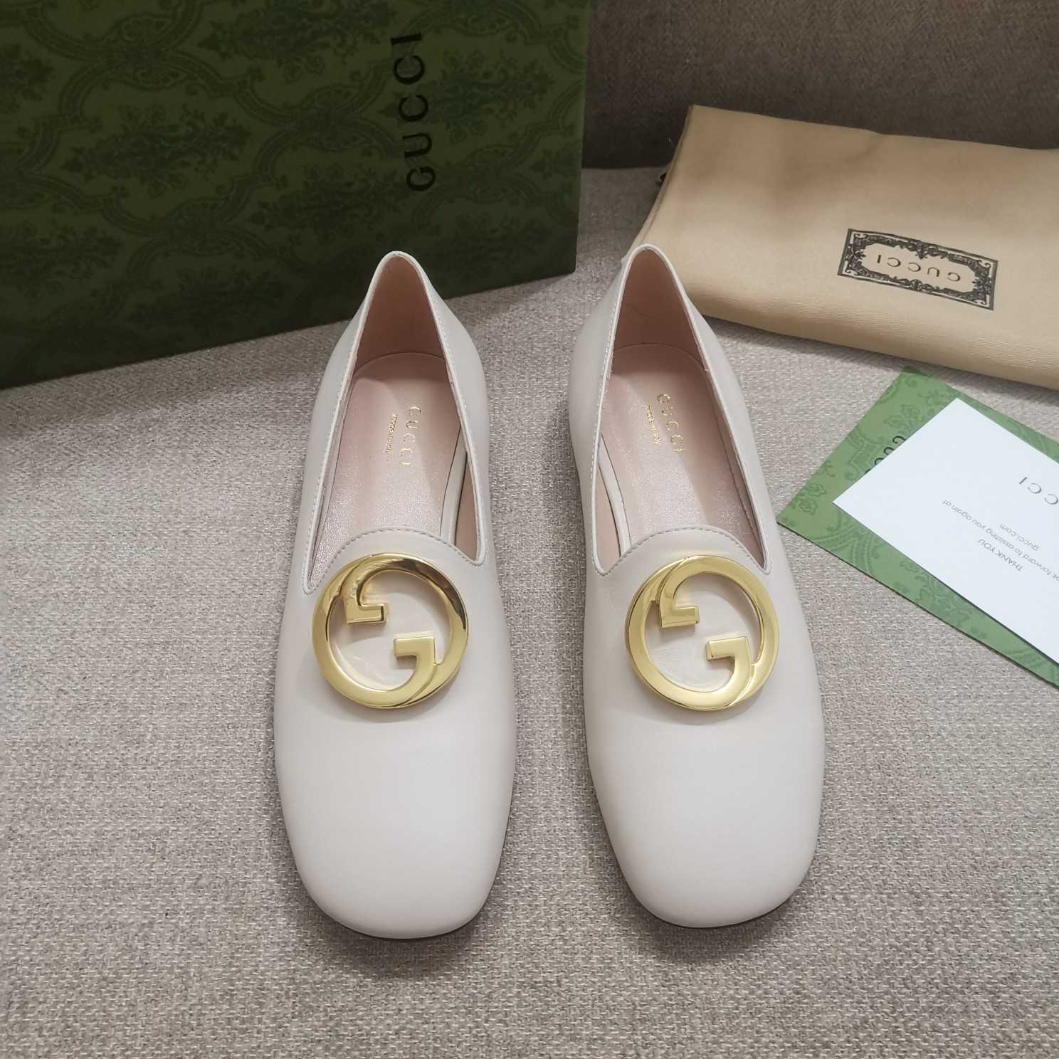 Gucci Blonde Women's Ballet Flat - DesignerGu