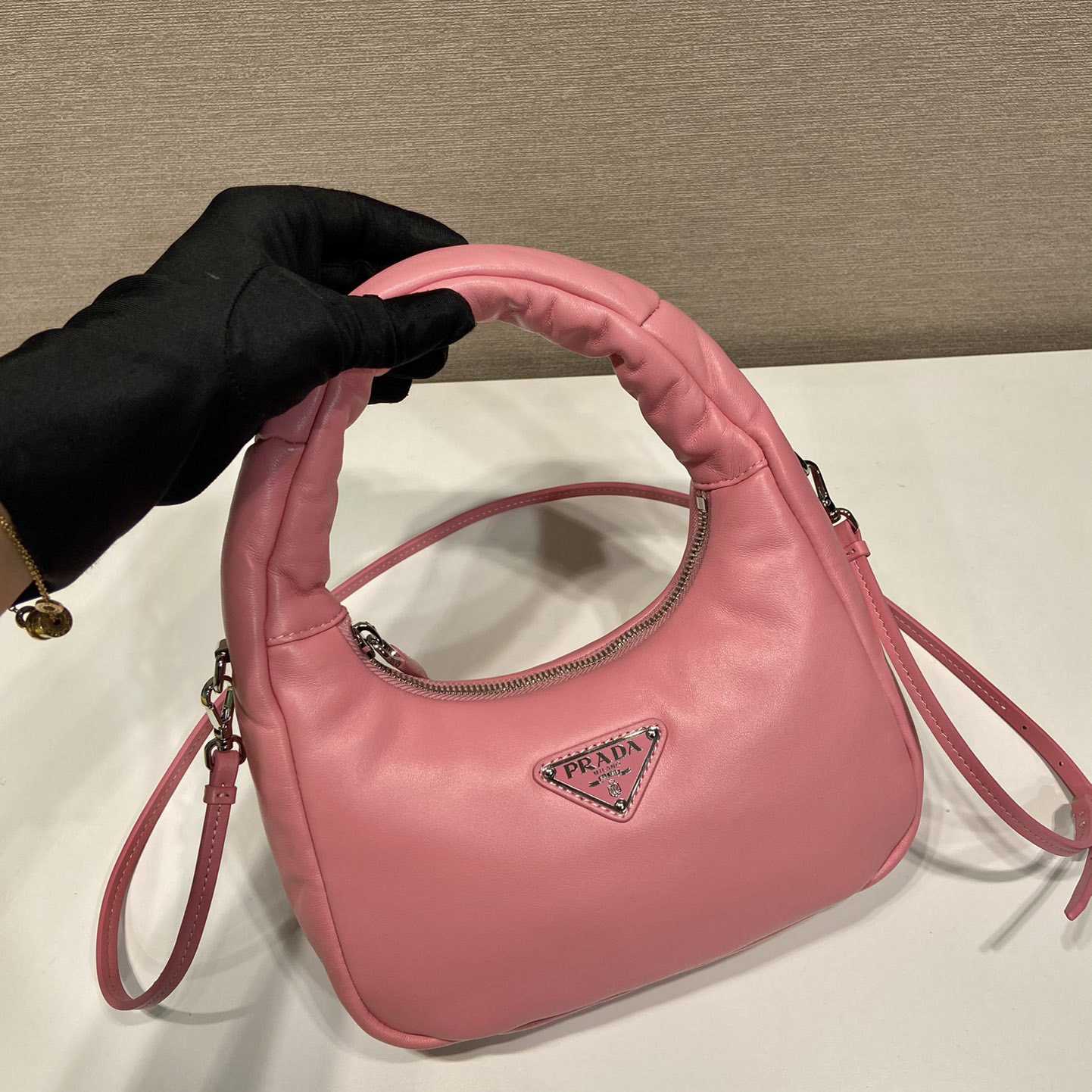 Prada Soft Padded Nappa Leather Mini-Bag - DesignerGu