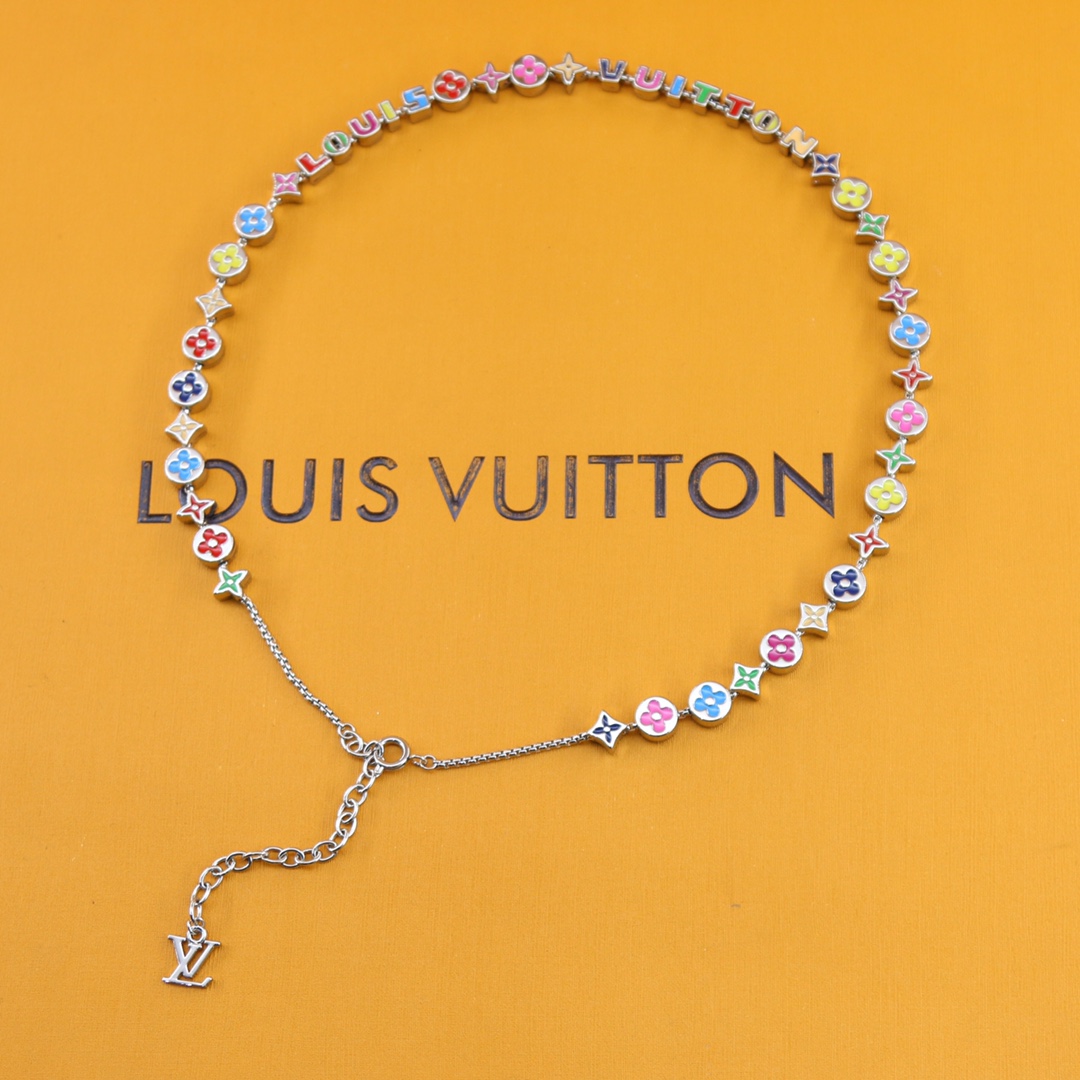 Louis Vuitton Monogram Party Necklace   MP3281 - DesignerGu