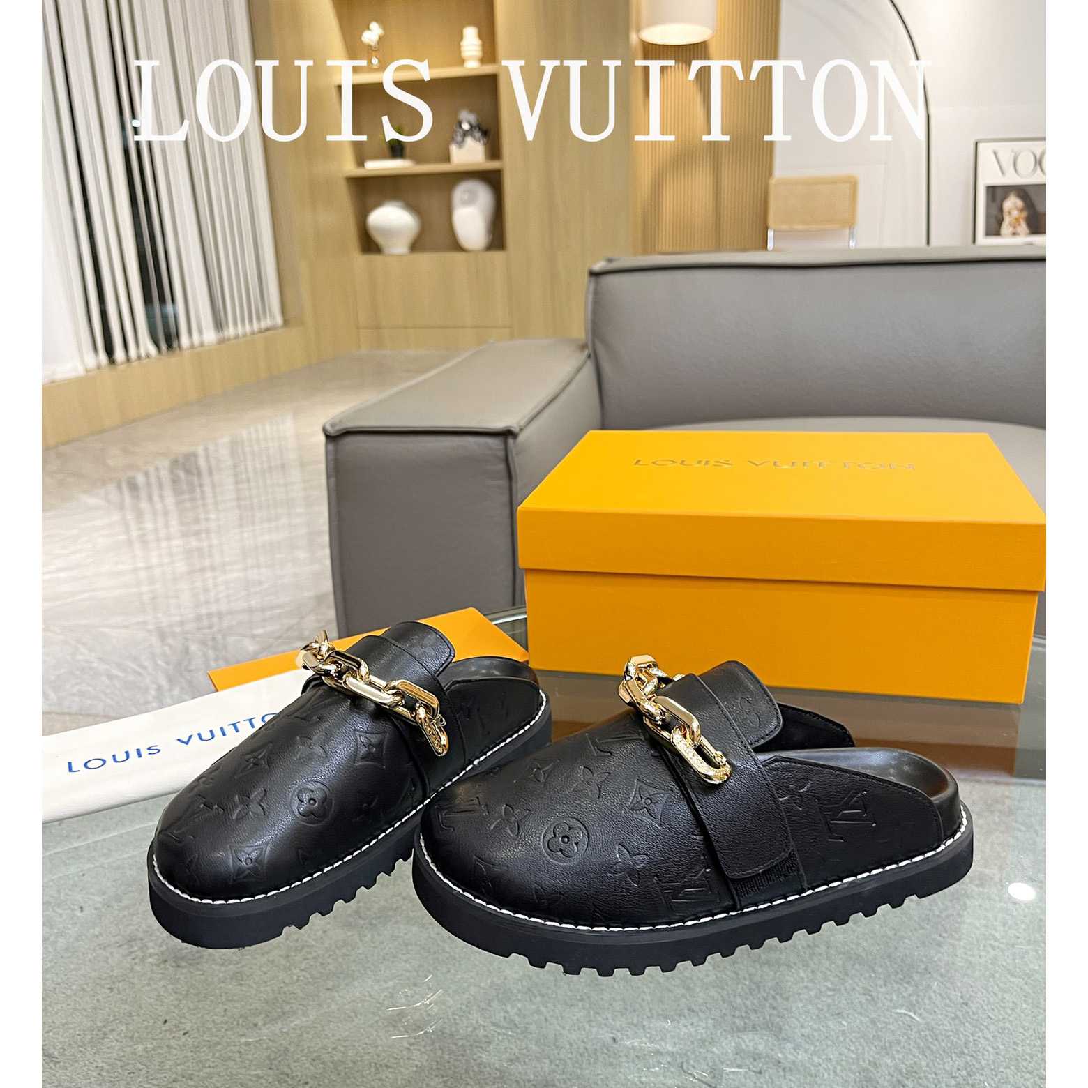 Louis Vuitton Lv Cosy Flat Comfort Clog        1AB3OS - DesignerGu