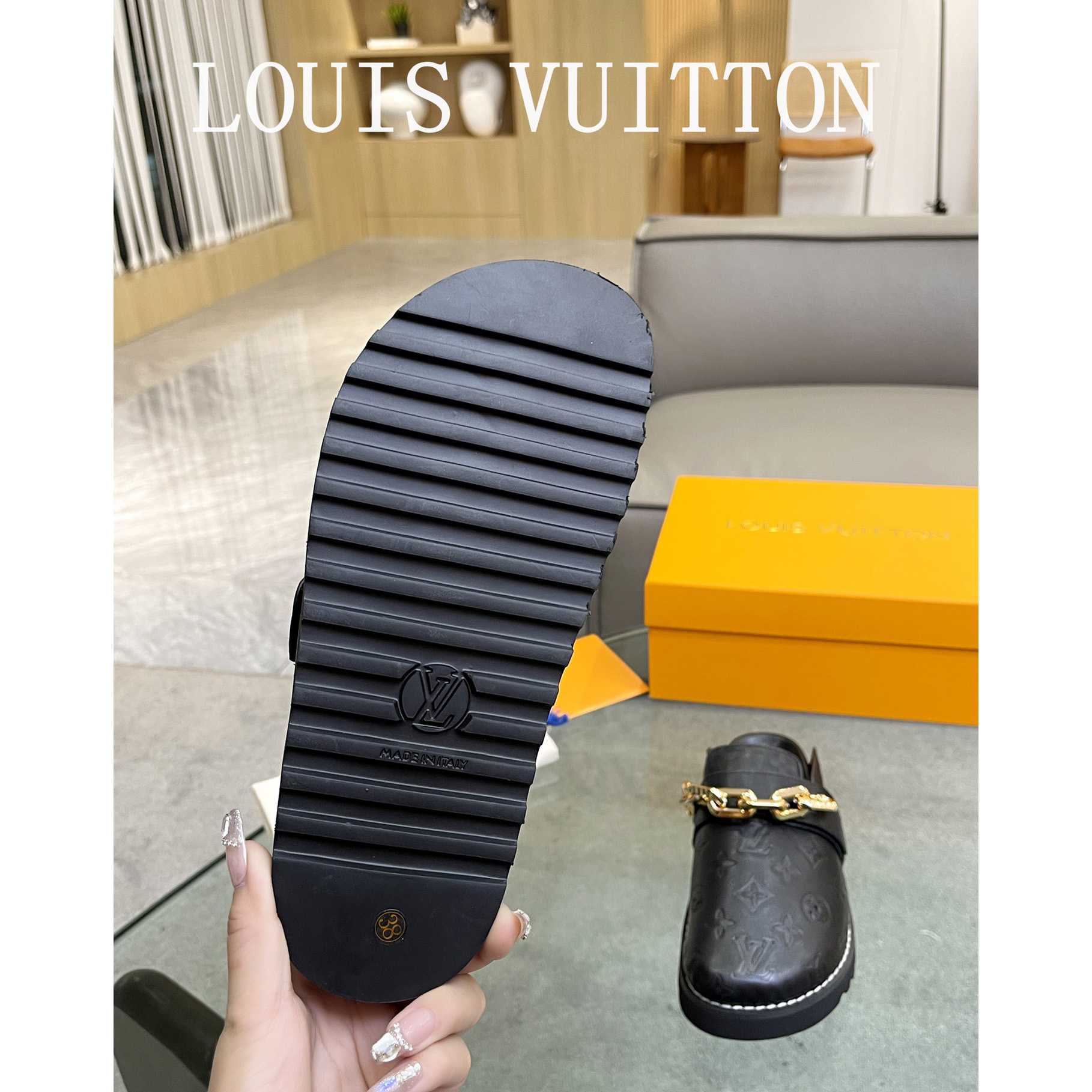 Louis Vuitton Lv Cosy Flat Comfort Clog        1AB3OS - DesignerGu