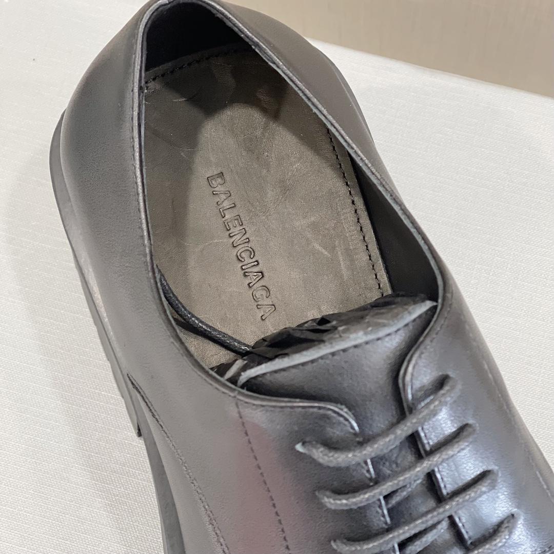 Balenciaga Men's Rhino Derby In Black  - DesignerGu