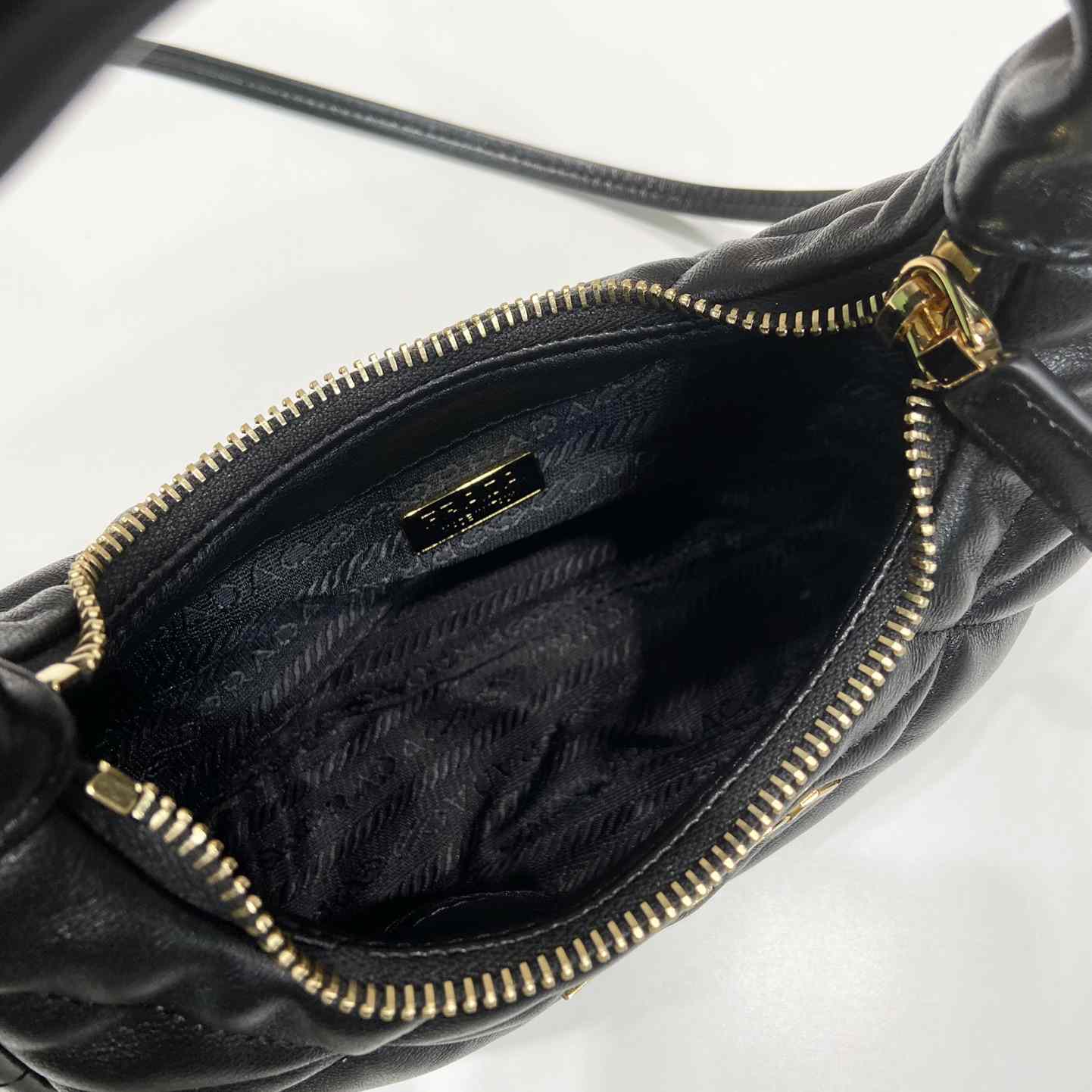 Prada Nappa-Leather Mini Bag With Topstitching - DesignerGu