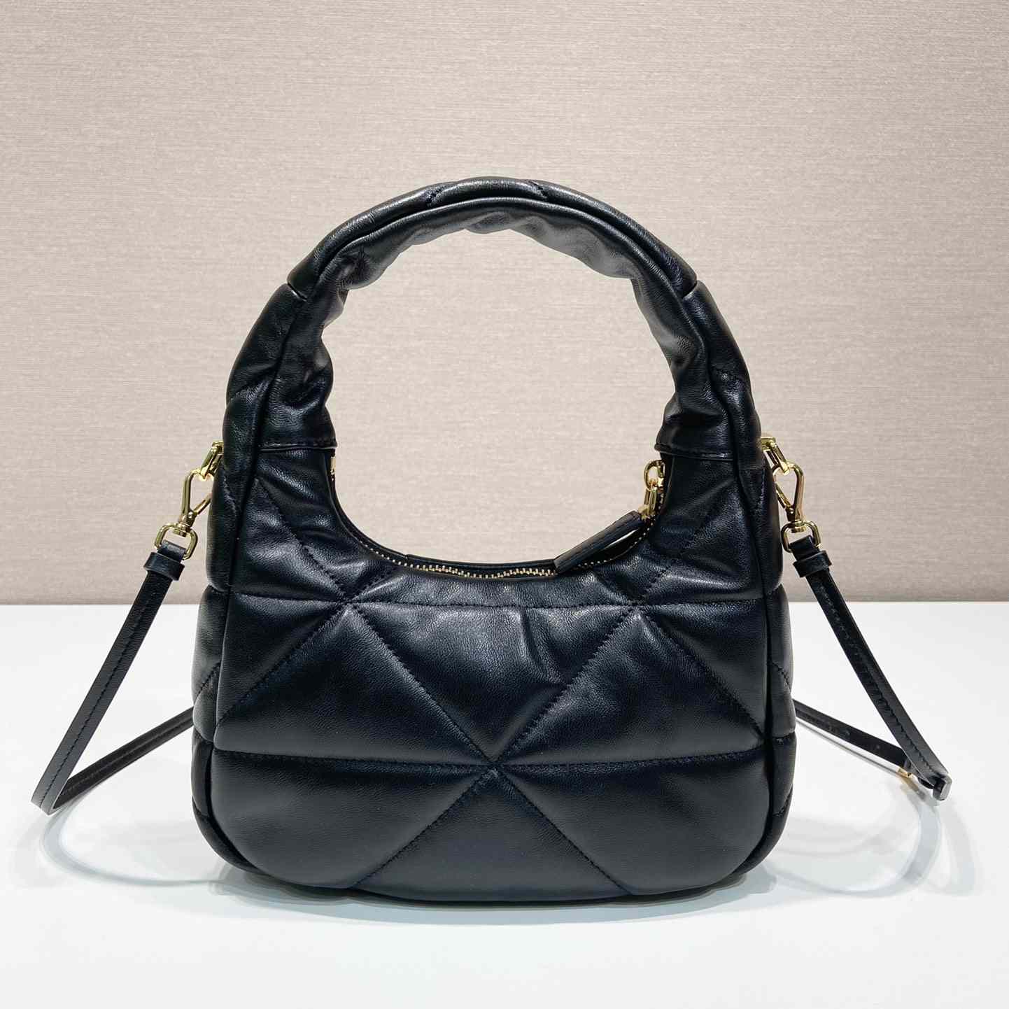 Prada Nappa-Leather Mini Bag With Topstitching - DesignerGu