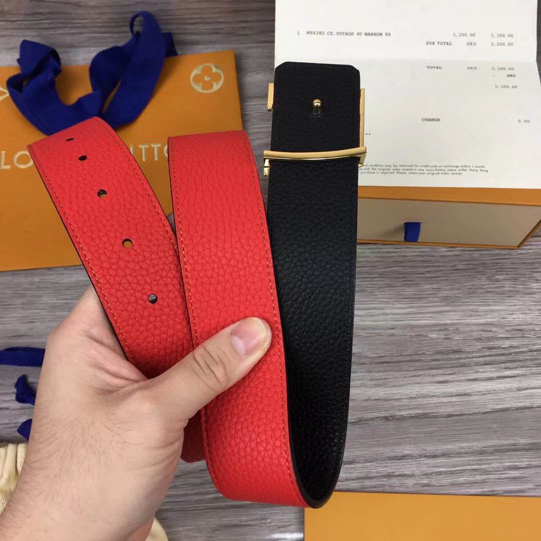 Louis Vuitton Reversible Belt  40mm - DesignerGu