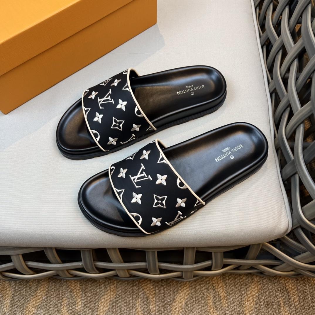 Louis Vuitton Monogram Sandals - DesignerGu