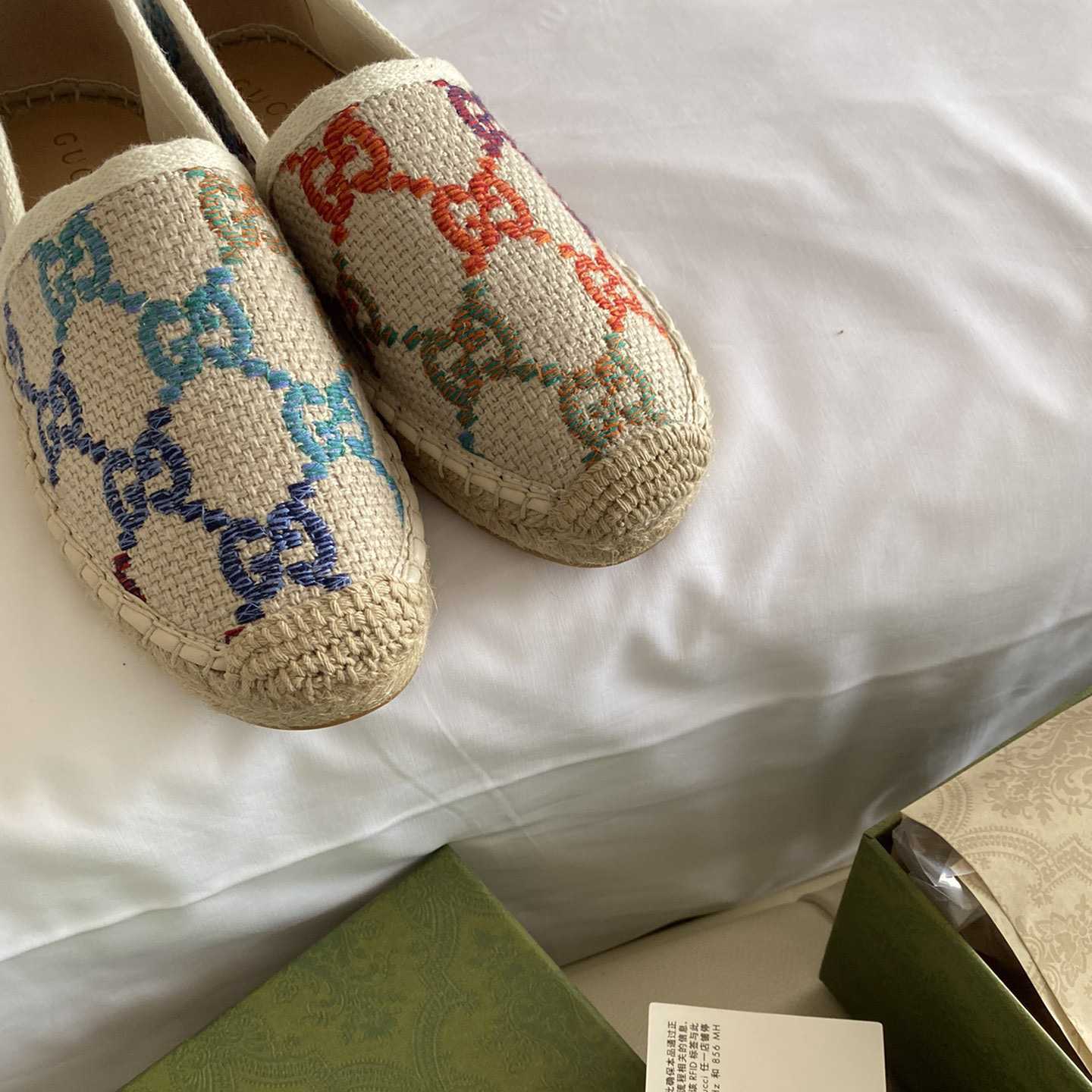 Gucci GG Jacquard Espadrilles - DesignerGu