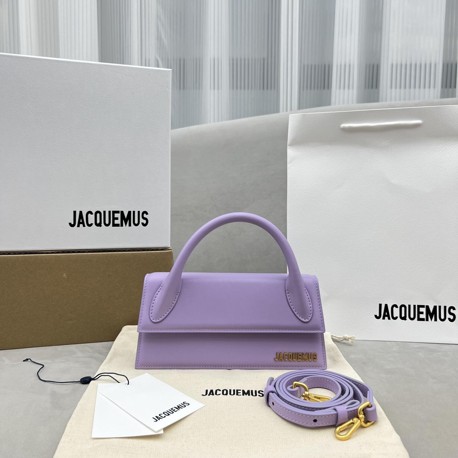 Jacquemus Le Chiquito Long Signature Handbag(21-10-6cm) - DesignerGu