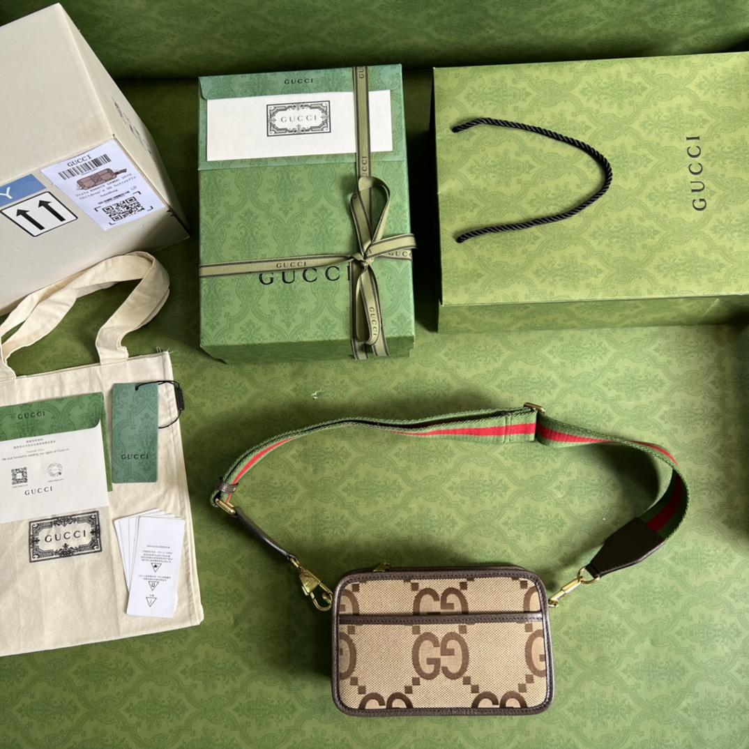 Gucci Jumbo GG Mini Bag - DesignerGu