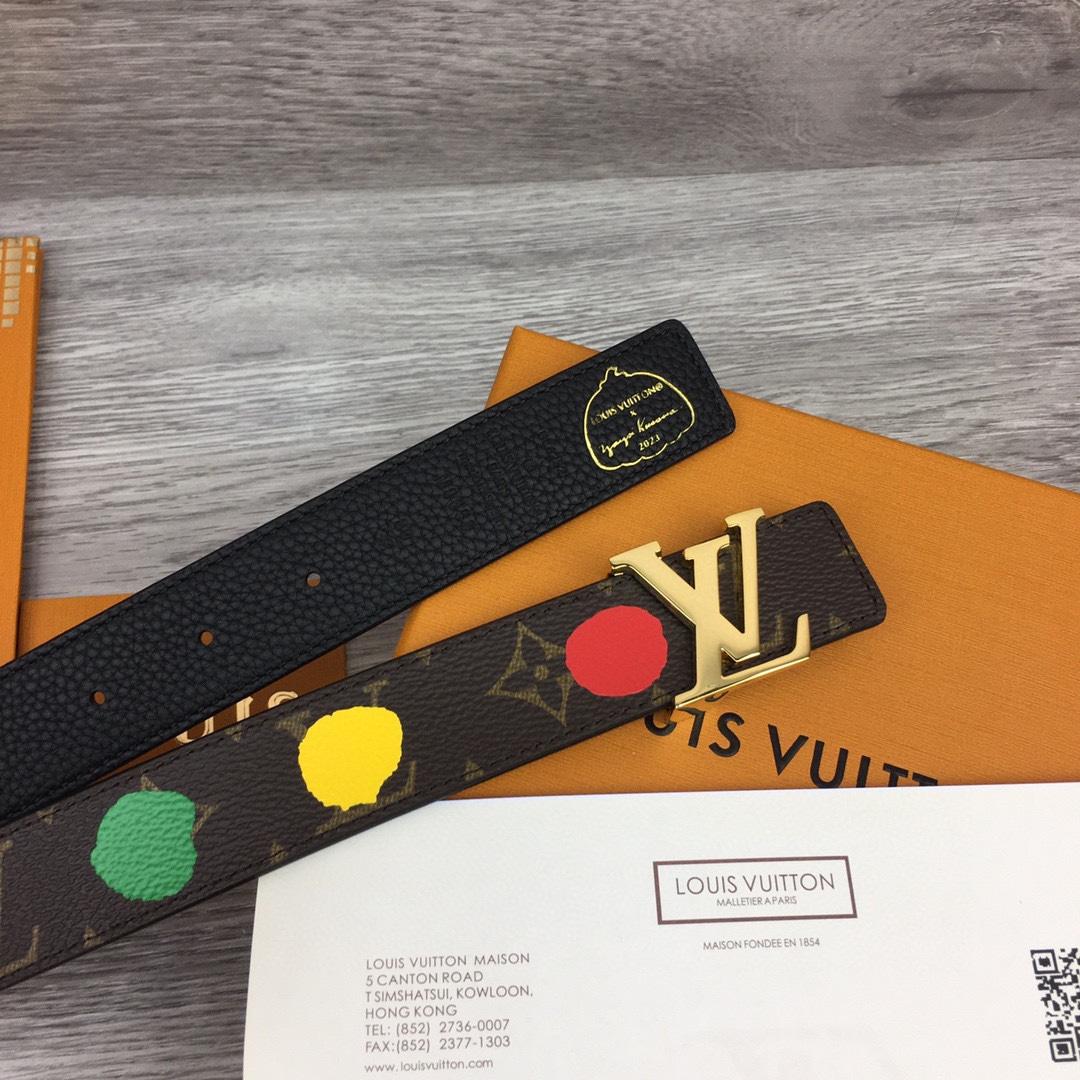 Louis Vuitton LV x YK LV Initiales 30mm Reversible Infinity Dots - DesignerGu