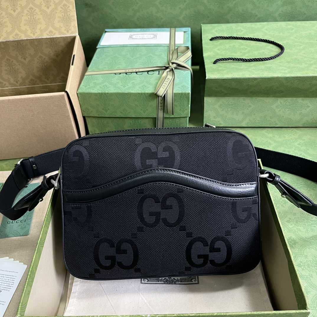 Gucci Jumbo GG Messenger Bag(25.5-20-6cm) - DesignerGu