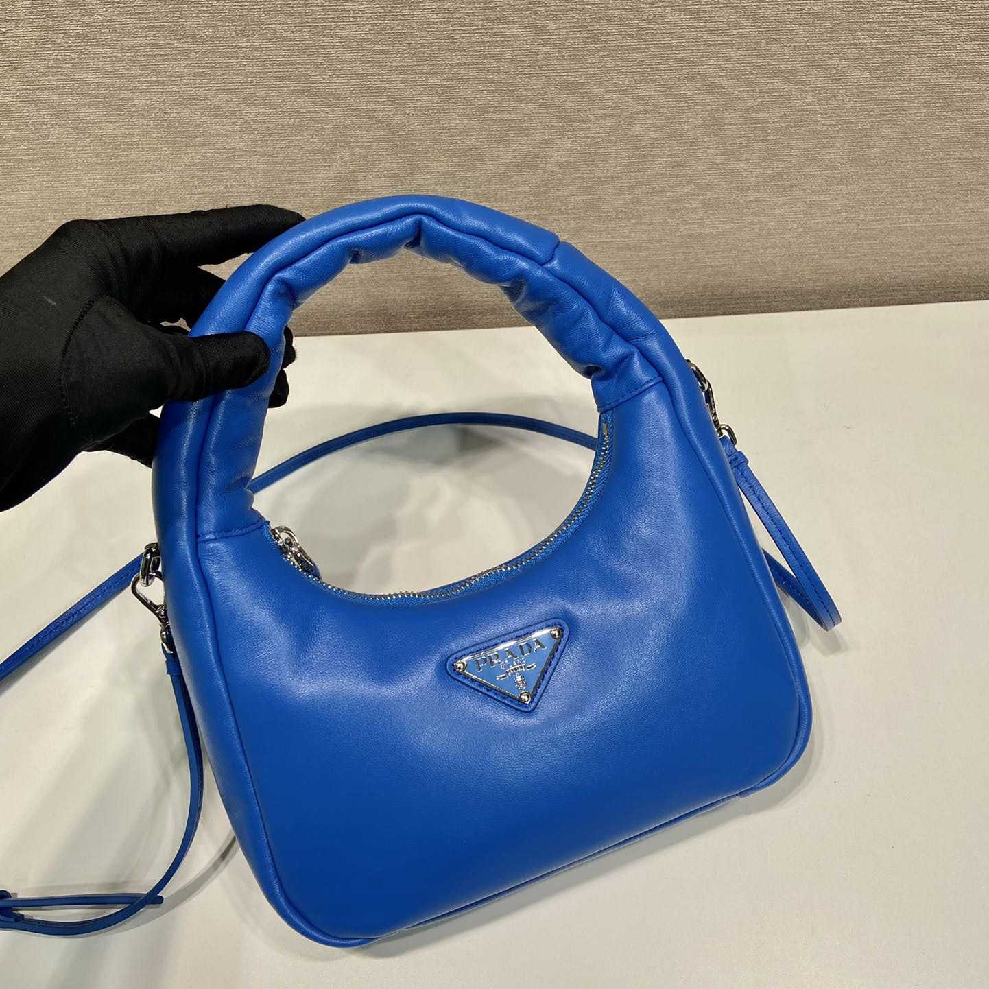 Prada Soft Padded Nappa Leather Mini-Bag - DesignerGu