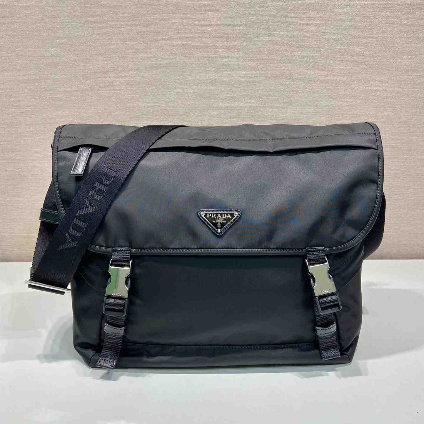 Prada Re-Nylon And Saffiano Shoulder Bag - DesignerGu