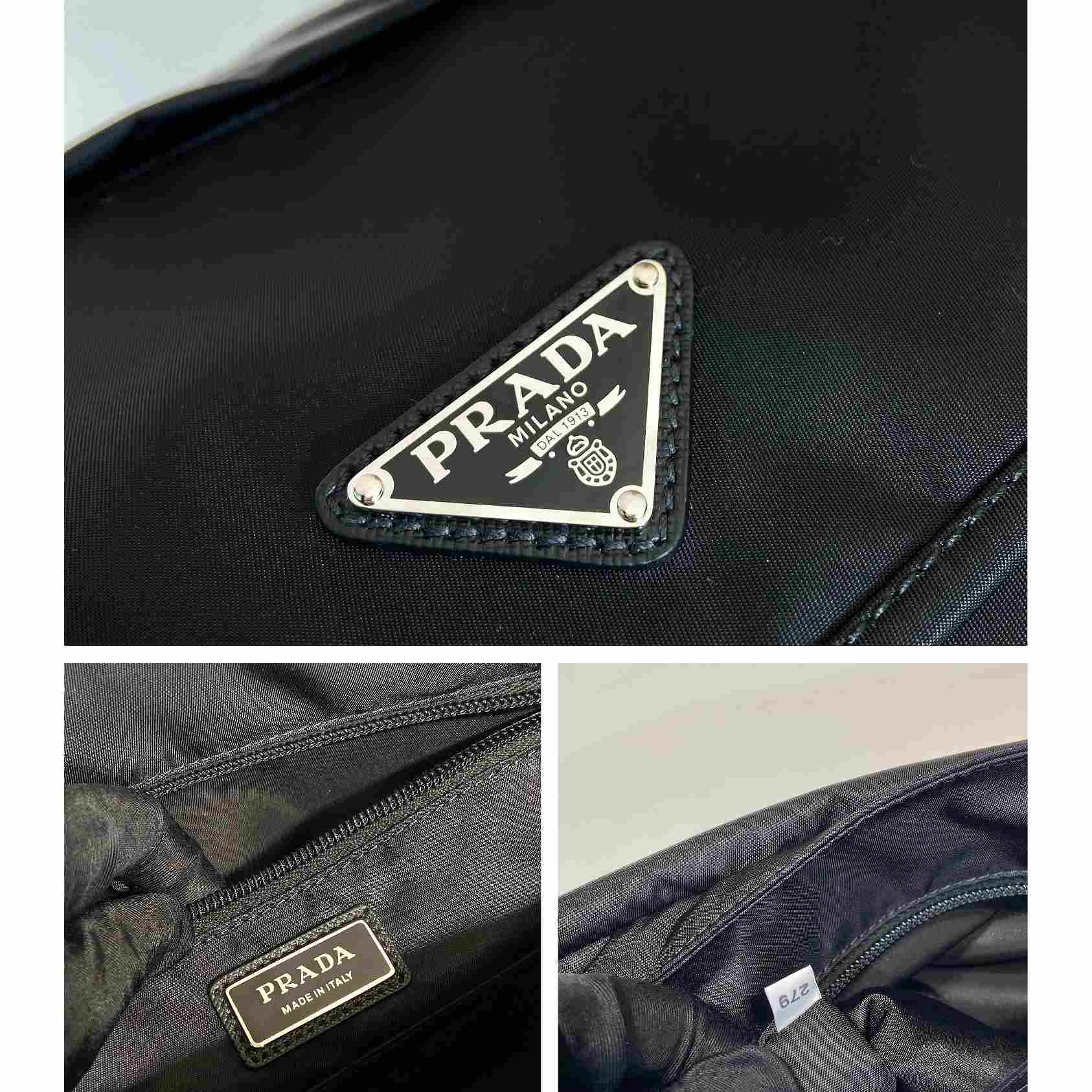 Prada Re-Nylon And Saffiano Shoulder Bag - DesignerGu