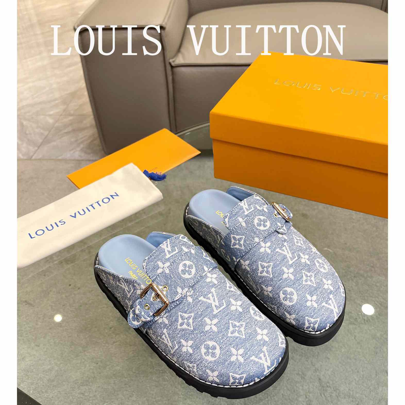 Louis Vuitton Lv Cosy Flat Comfort Clog         1AB3PD - DesignerGu