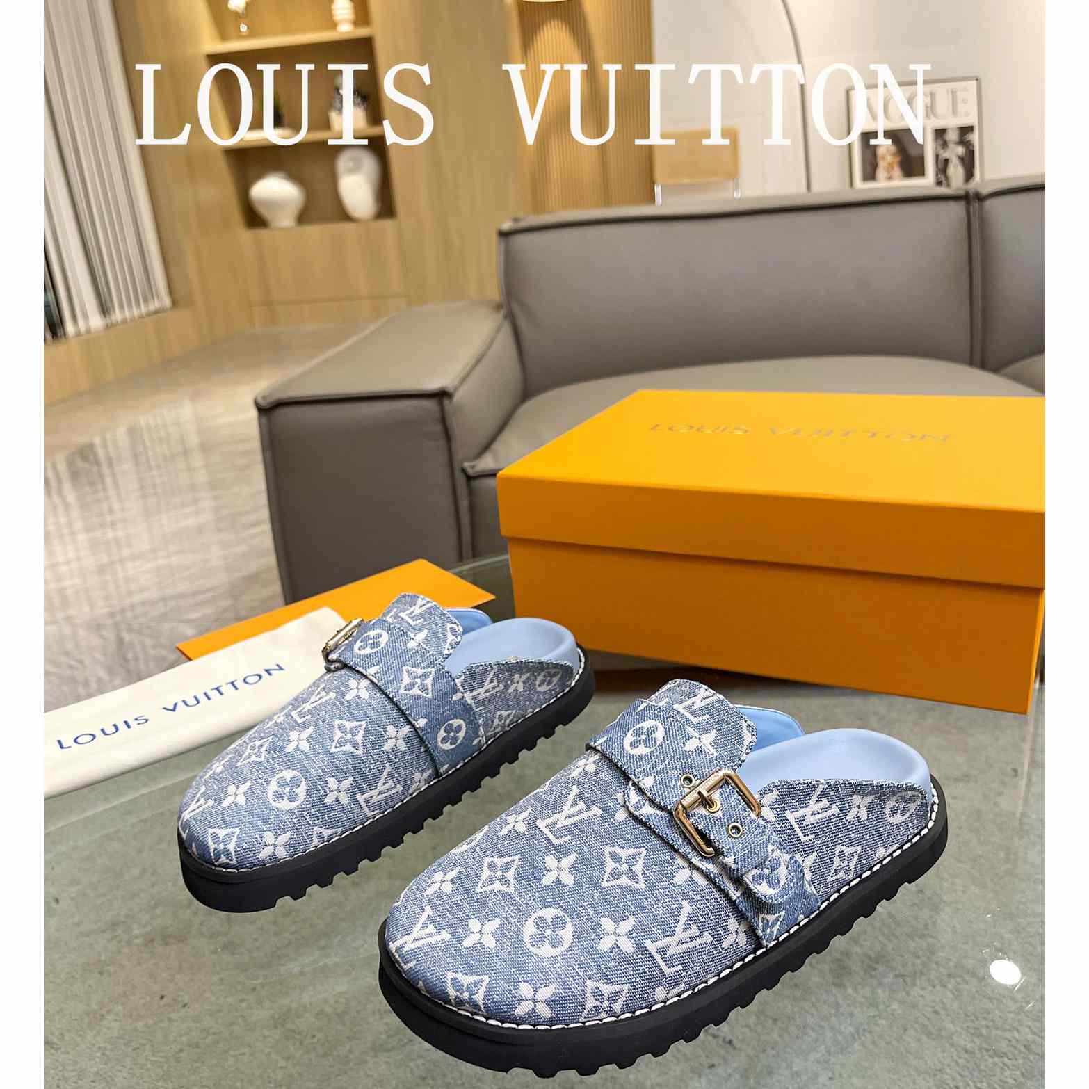 Louis Vuitton Lv Cosy Flat Comfort Clog         1AB3PD - DesignerGu