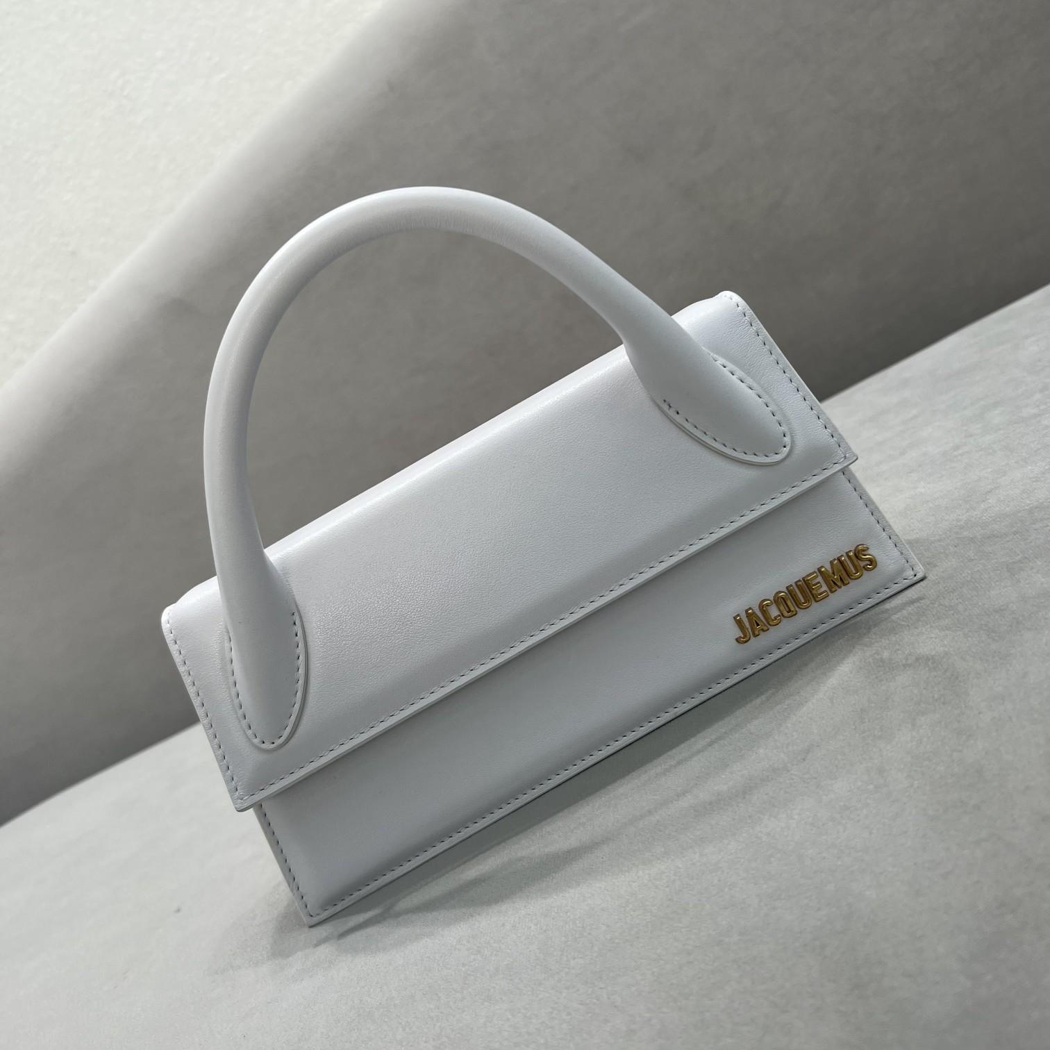 Jacquemus Le Chiquito Long Leather Handbag - DesignerGu