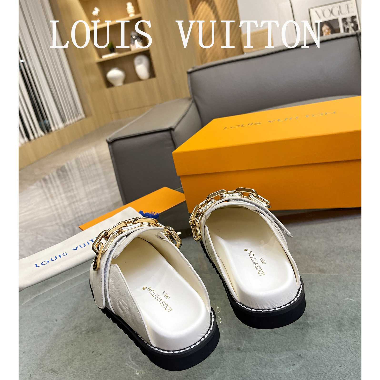 Louis Vuitton Lv Cosy Flat Comfort Clog         - DesignerGu