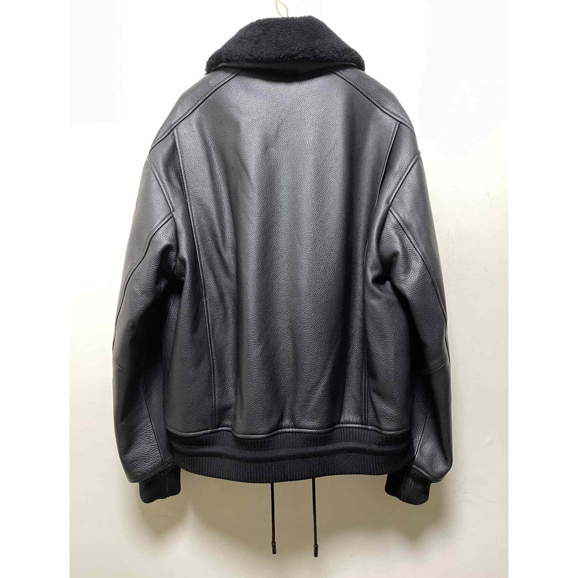 Louis Vuitton Leather Aviator Jacket - DesignerGu