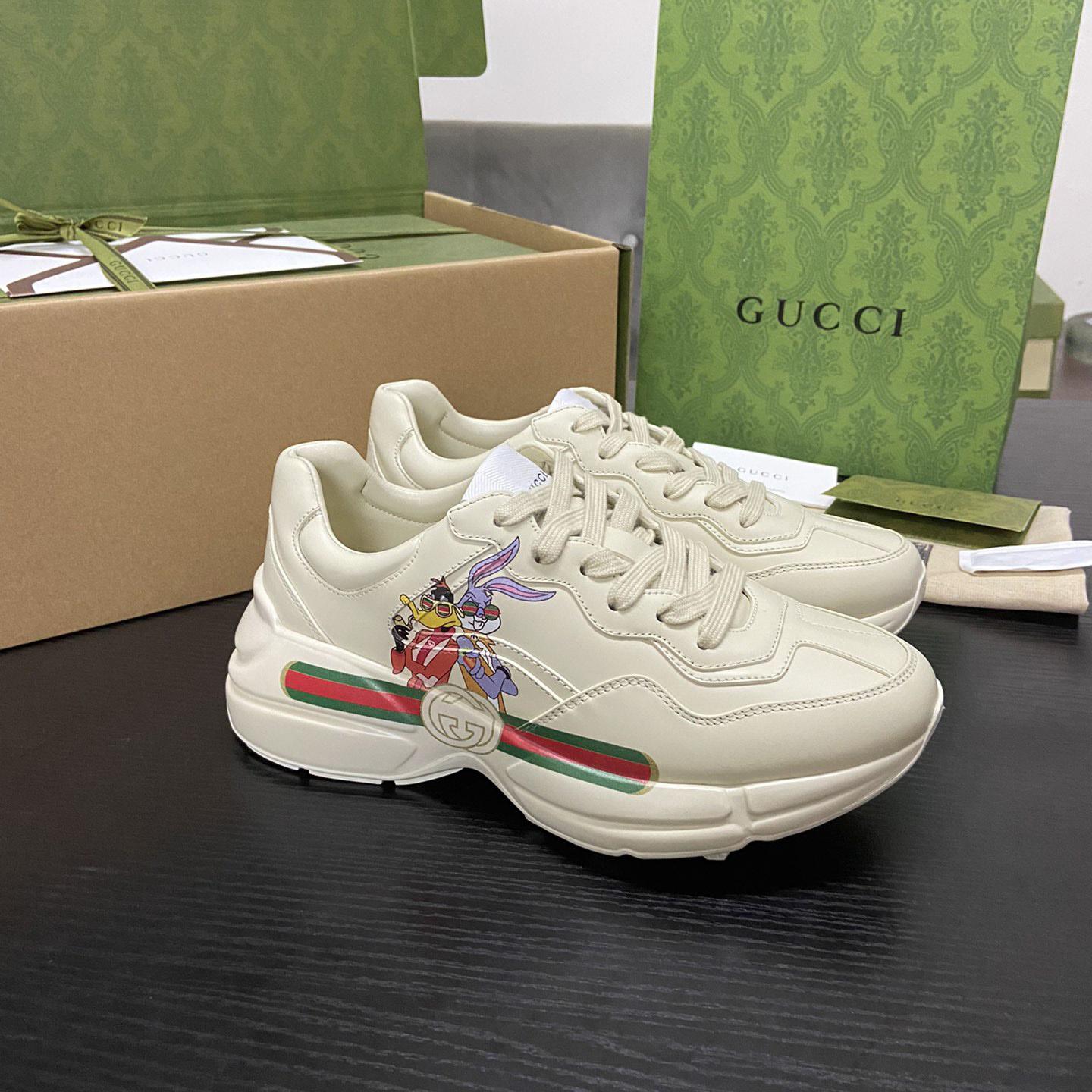 Gucci Rhyton Sneaker With Animal Print(upon uk size) - DesignerGu