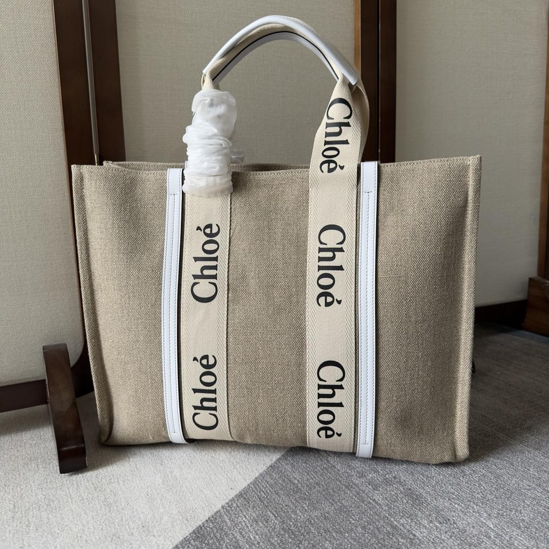 Chloe Large Woody Tote Bag(45-33-13 cm) - DesignerGu