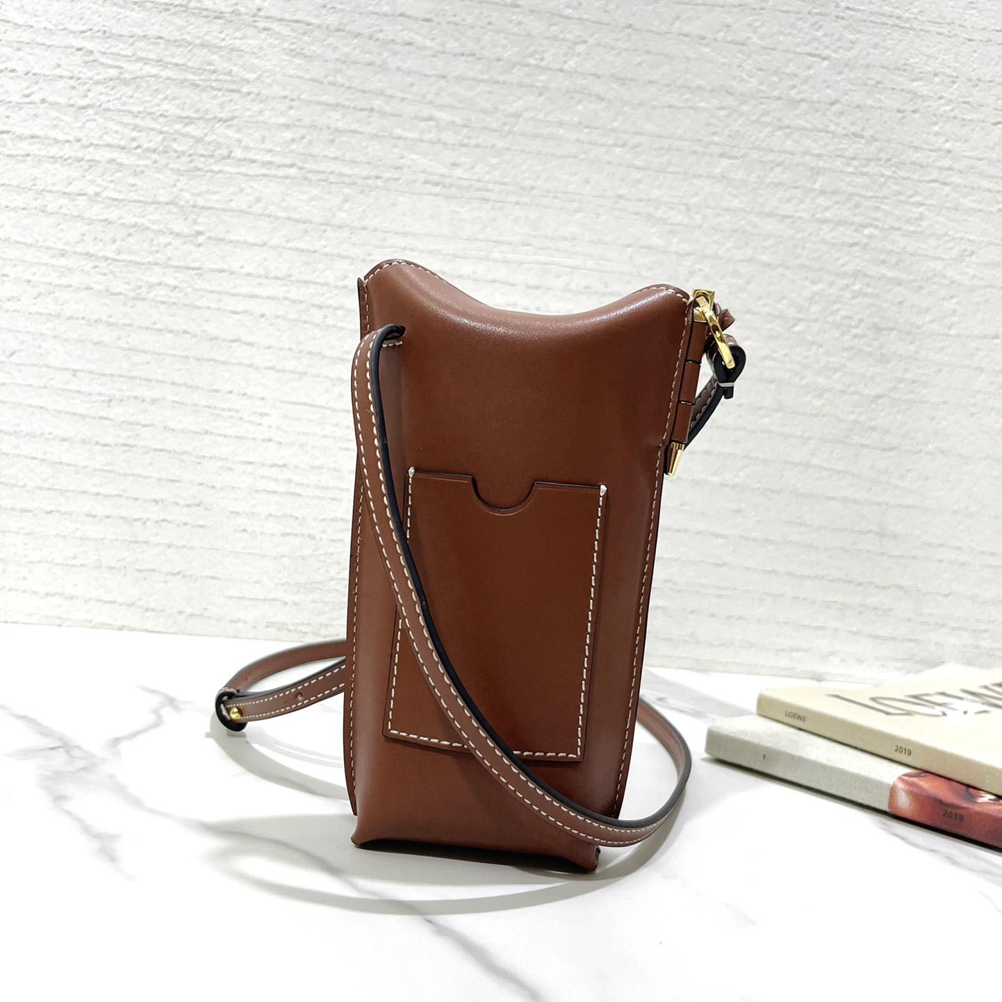 Loewe Gate Pocket In Soft Calfskin - DesignerGu