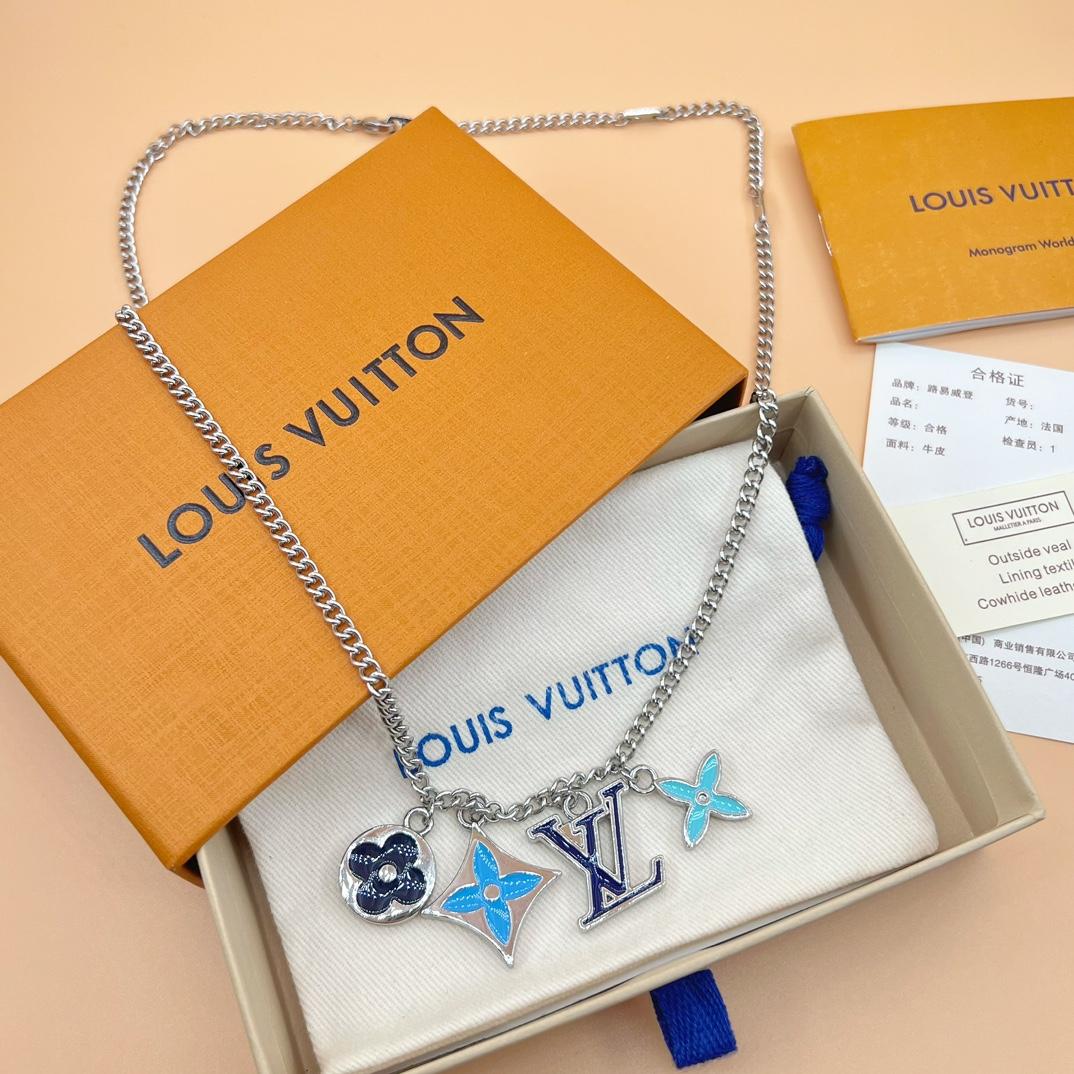 Louis Vuitton LV Instinct Enamelled Necklace    M00917 - DesignerGu