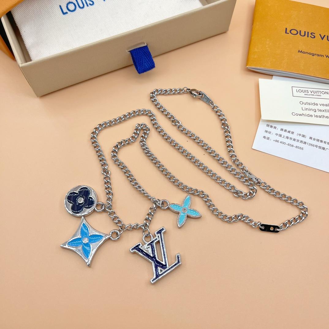 Louis Vuitton LV Instinct Enamelled Necklace    M00917 - DesignerGu