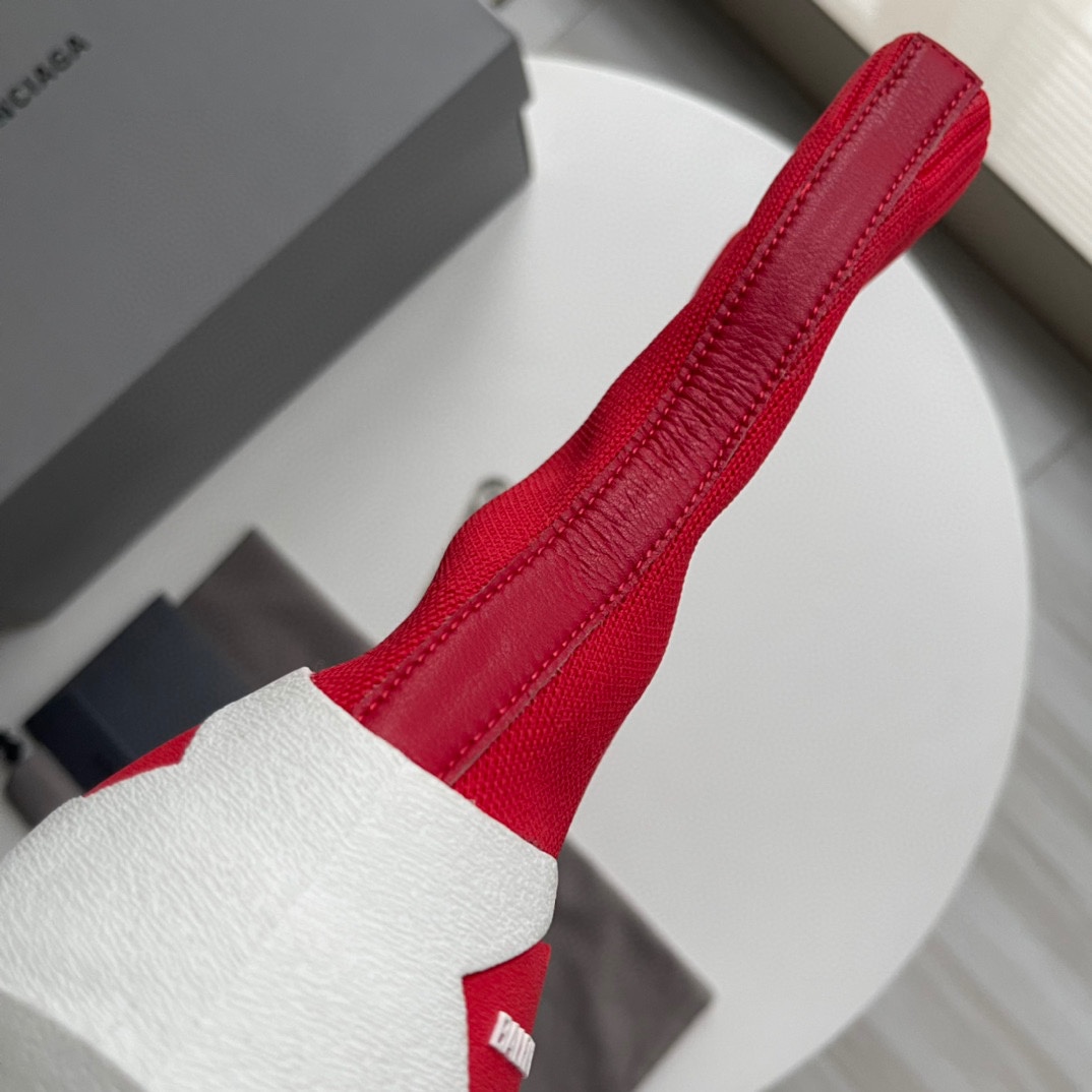 Balenciaga Speed Sneaker In Red - DesignerGu