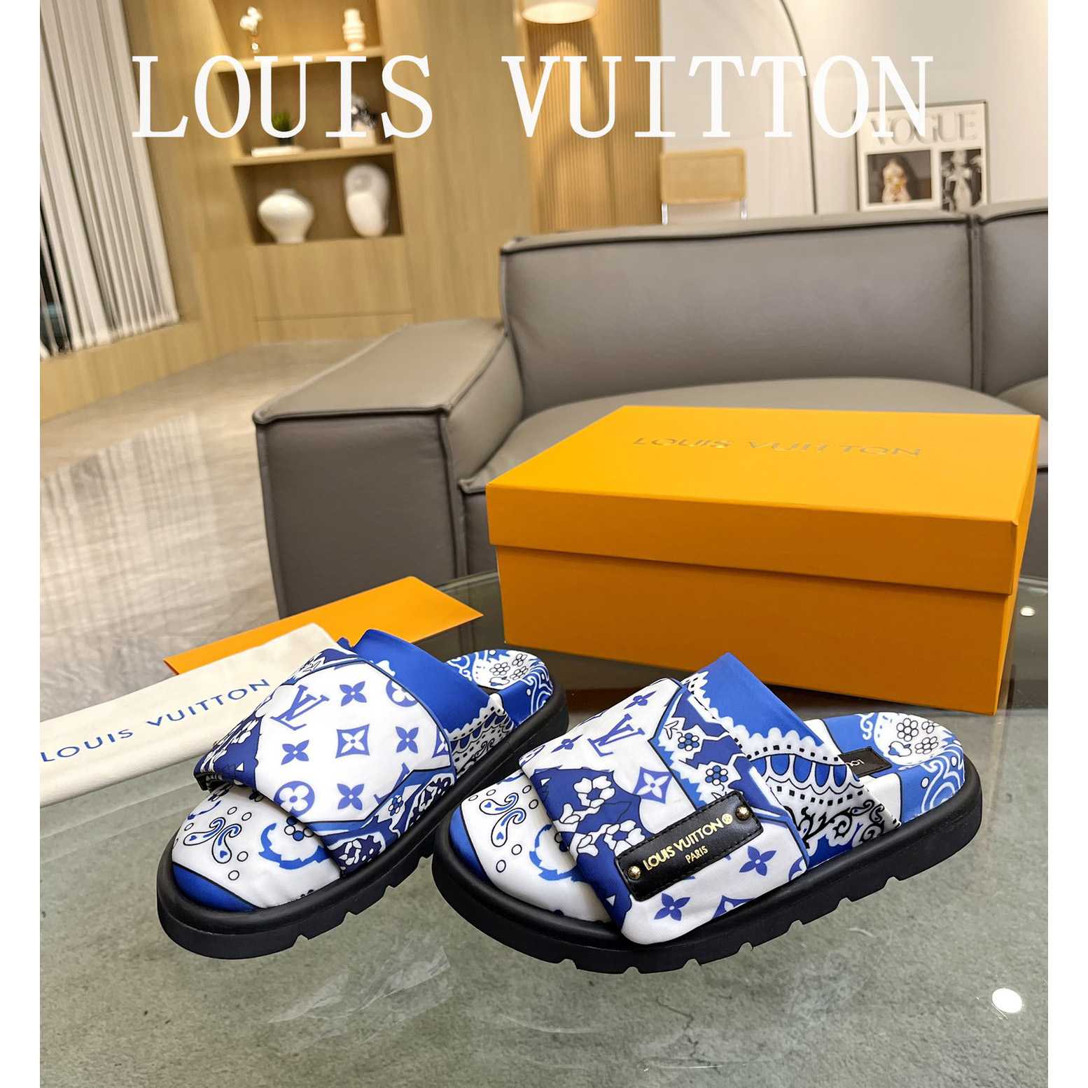 Louis Vuitton Slipper Pillow Flat Comfort Mule        1AAM52 - DesignerGu