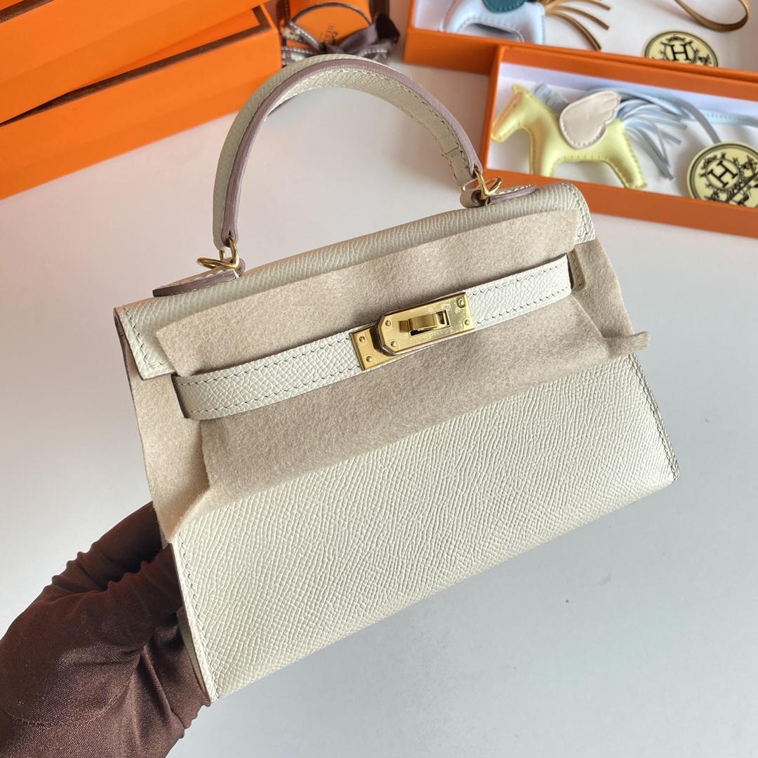 Hermes Kelly Mini Women Handbag(19-13-6cm ) - DesignerGu