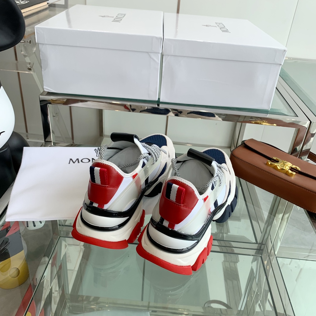 Moncler Trevor Chunky Nylon Trainer Sneakers - DesignerGu